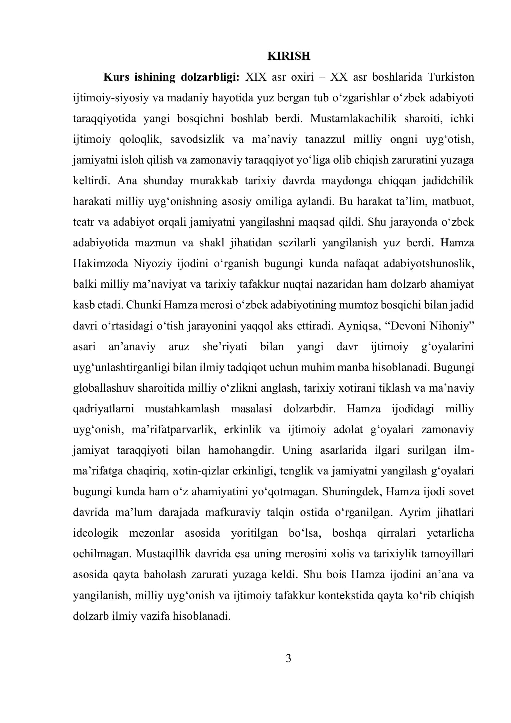 HAMZA HAKIMZODA NIYOZIY IJODIY MEROSINING KO‘LAMI. “DEVONI NIHONIY” 2