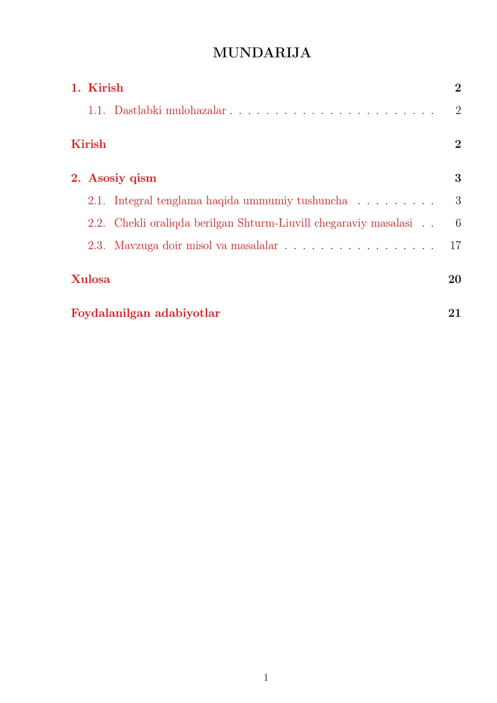 Integral tenglama tushunchasi.Differensial tenglamani integral tenglamaga keltirish 2