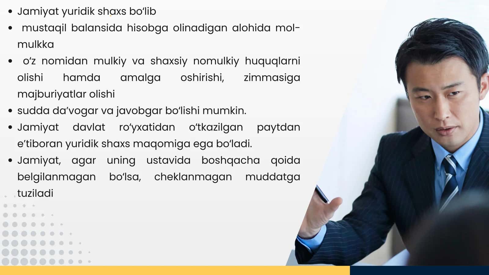 AKSIYADORLIK JAMIYATI TO’G’RISIDAGI QONUN 2