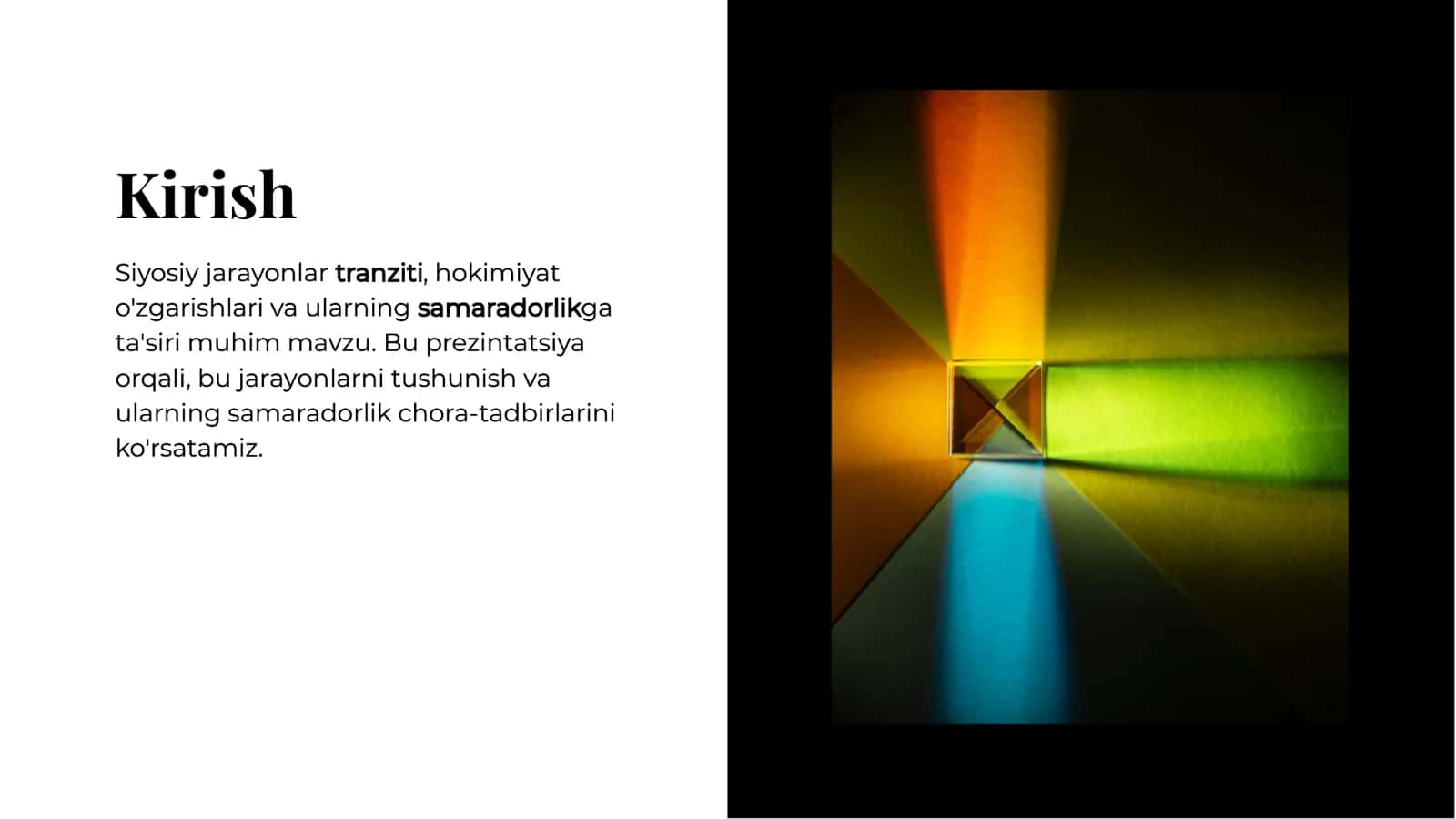 Siyosiy jarayonlar tranziti O'zgarishlarni tushunish va samaradorlik 2