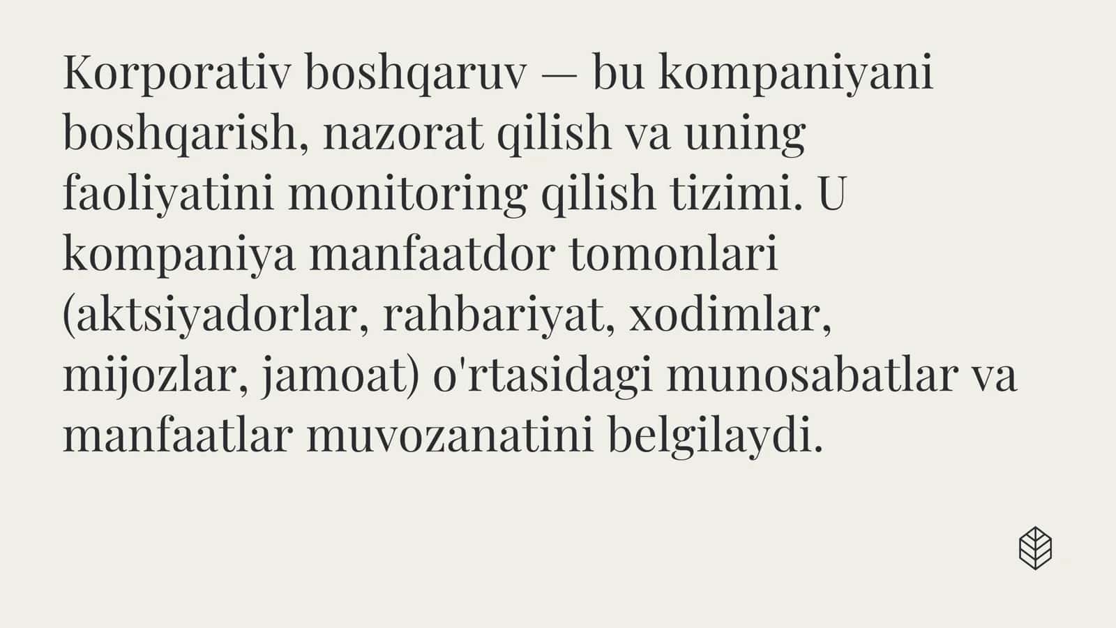 AKTIVLAR BOZORIDA KORPORATIV BOSHQARUVNING AHAMIYATI 2