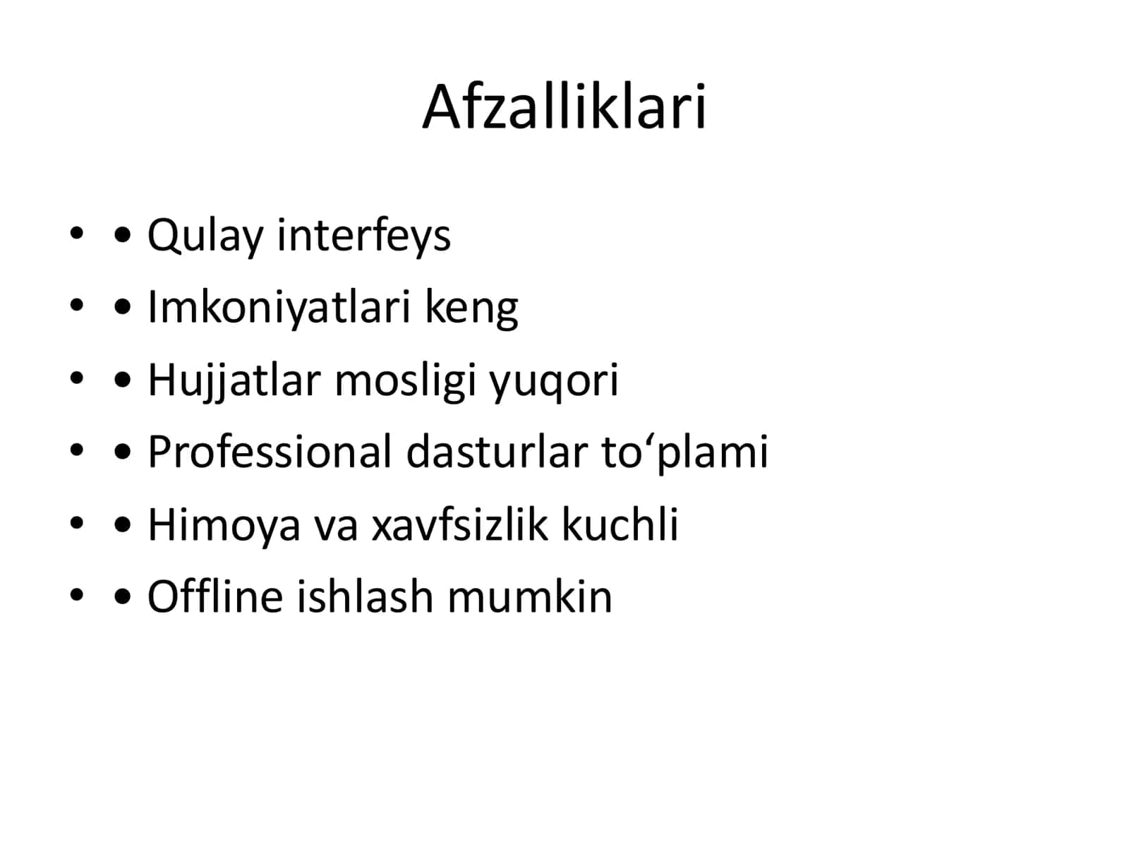 Microsoft Office paketi 2