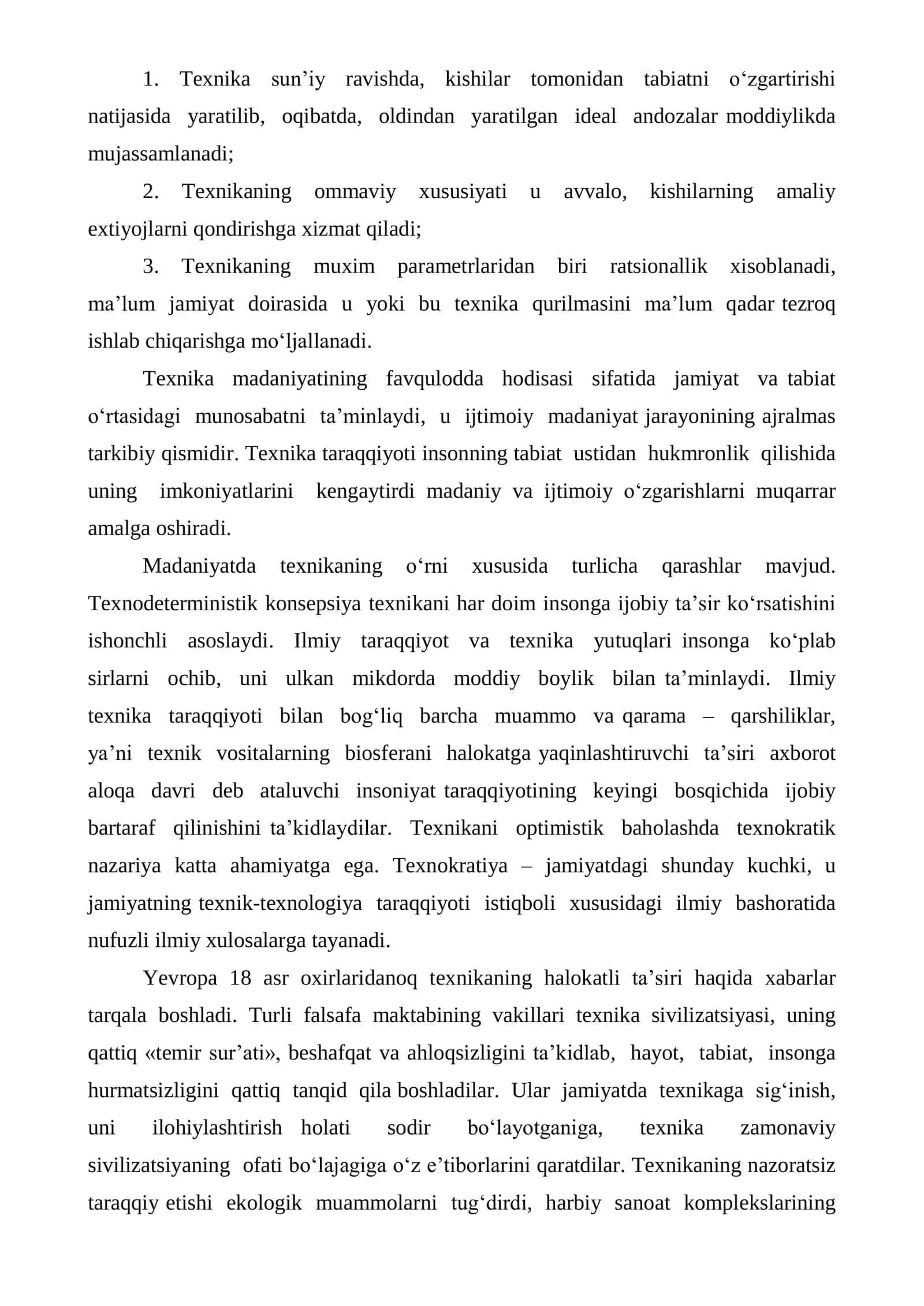 XX asr ilmiy texnika taraqqiyoti va ilmiy-texnika  inqilobi asri 2