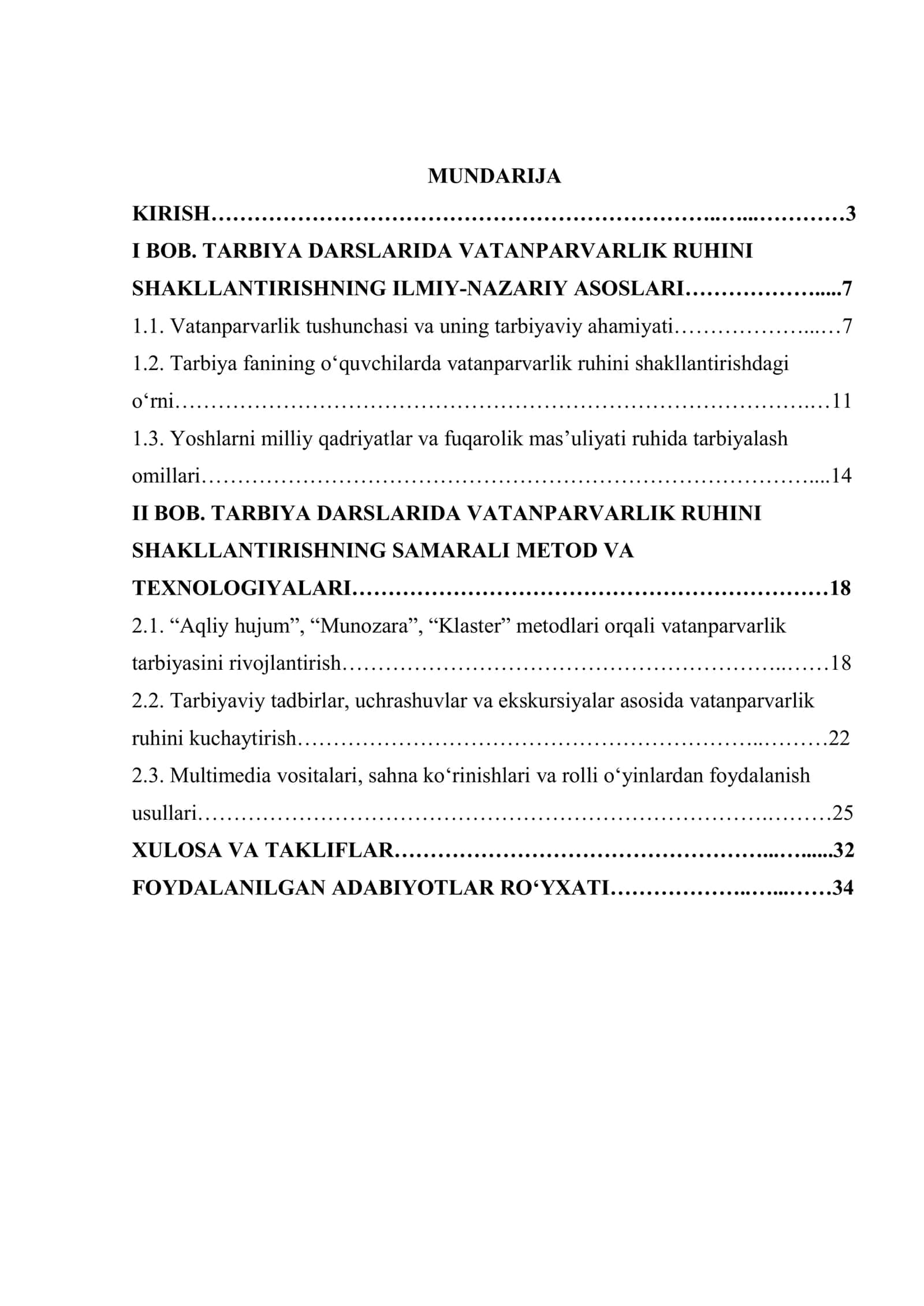Tarbiya darslarida vatanparvarlik ruhini shakllantirish usullari 2