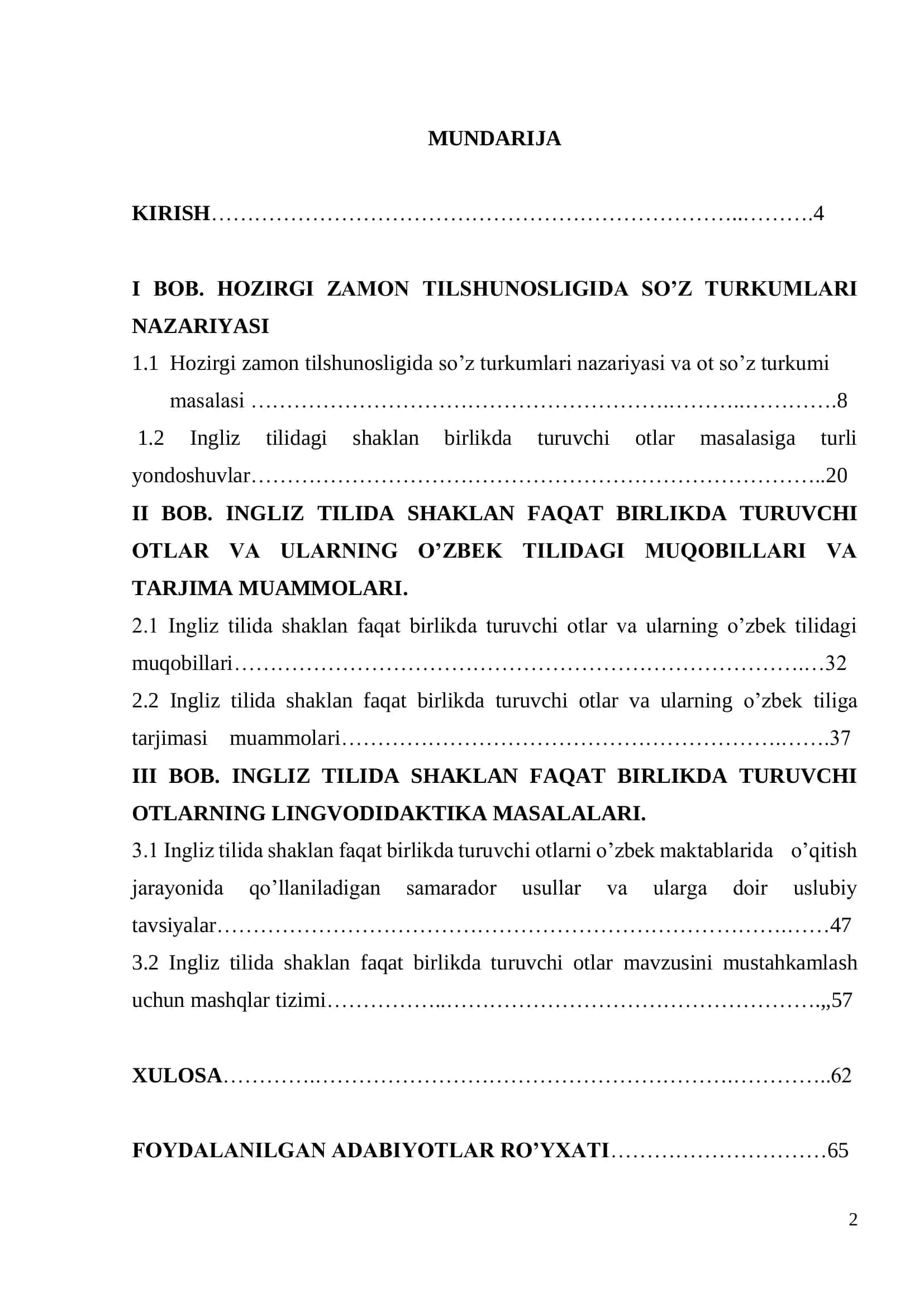 Ingliz tili grammatikasi va til amaliyoti kafedrasi 2