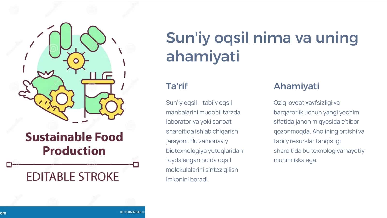 Sun'iy Oqsil Ozuqa Moddalari: Ishlab chiqarish va Kelajak Imkoniyatlari 2