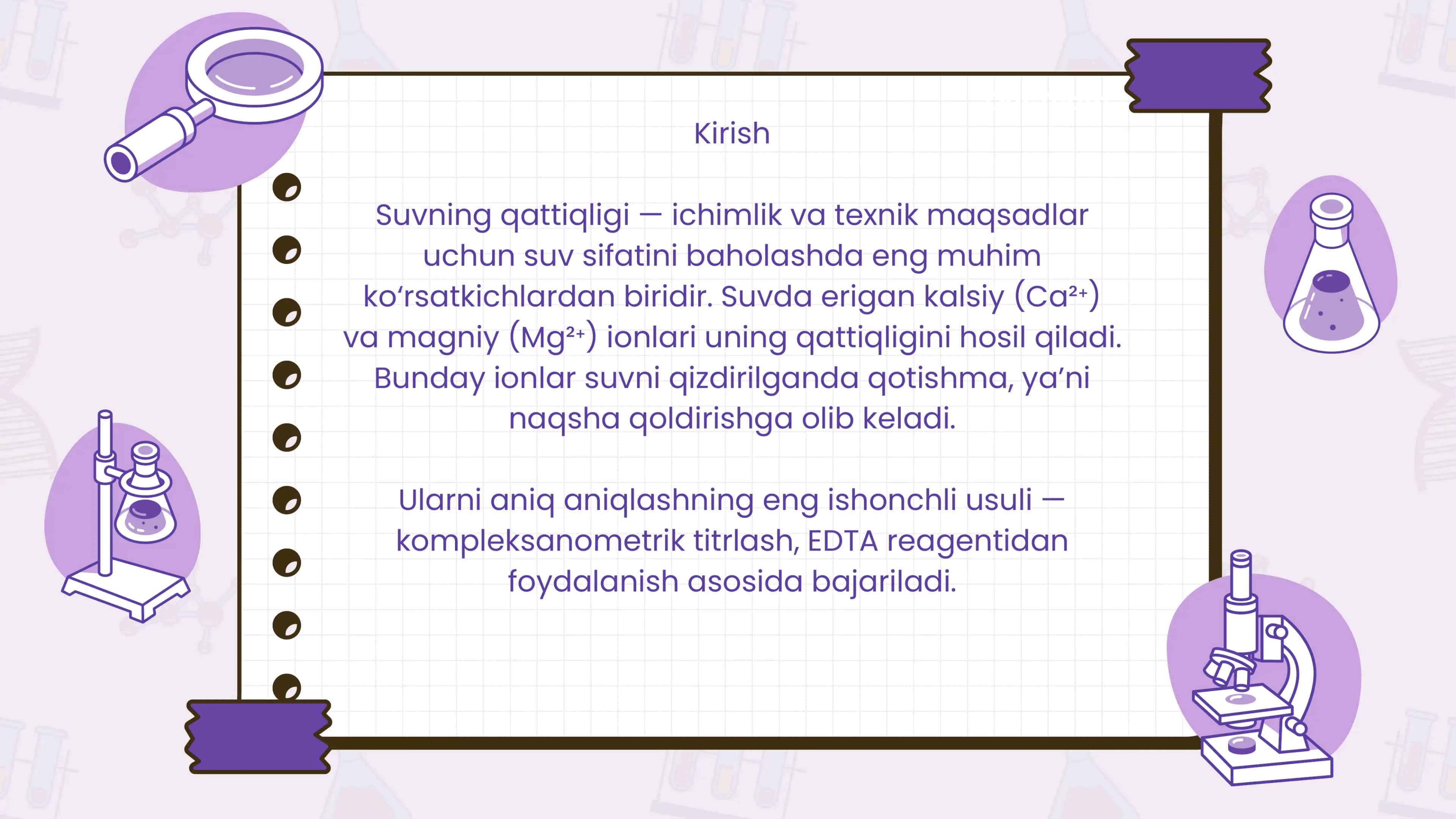 KOMPLEKSANOMETRIYA SUVNING QATTIQLIGINI ANIQLASH 2