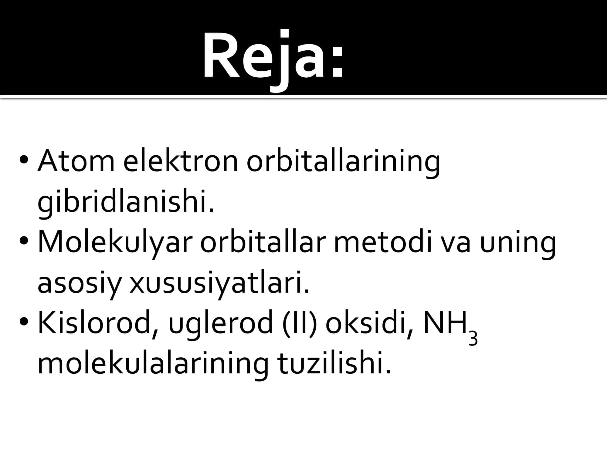 Atom elеktrоn оrbitаllаrining gibridlаnishi 2