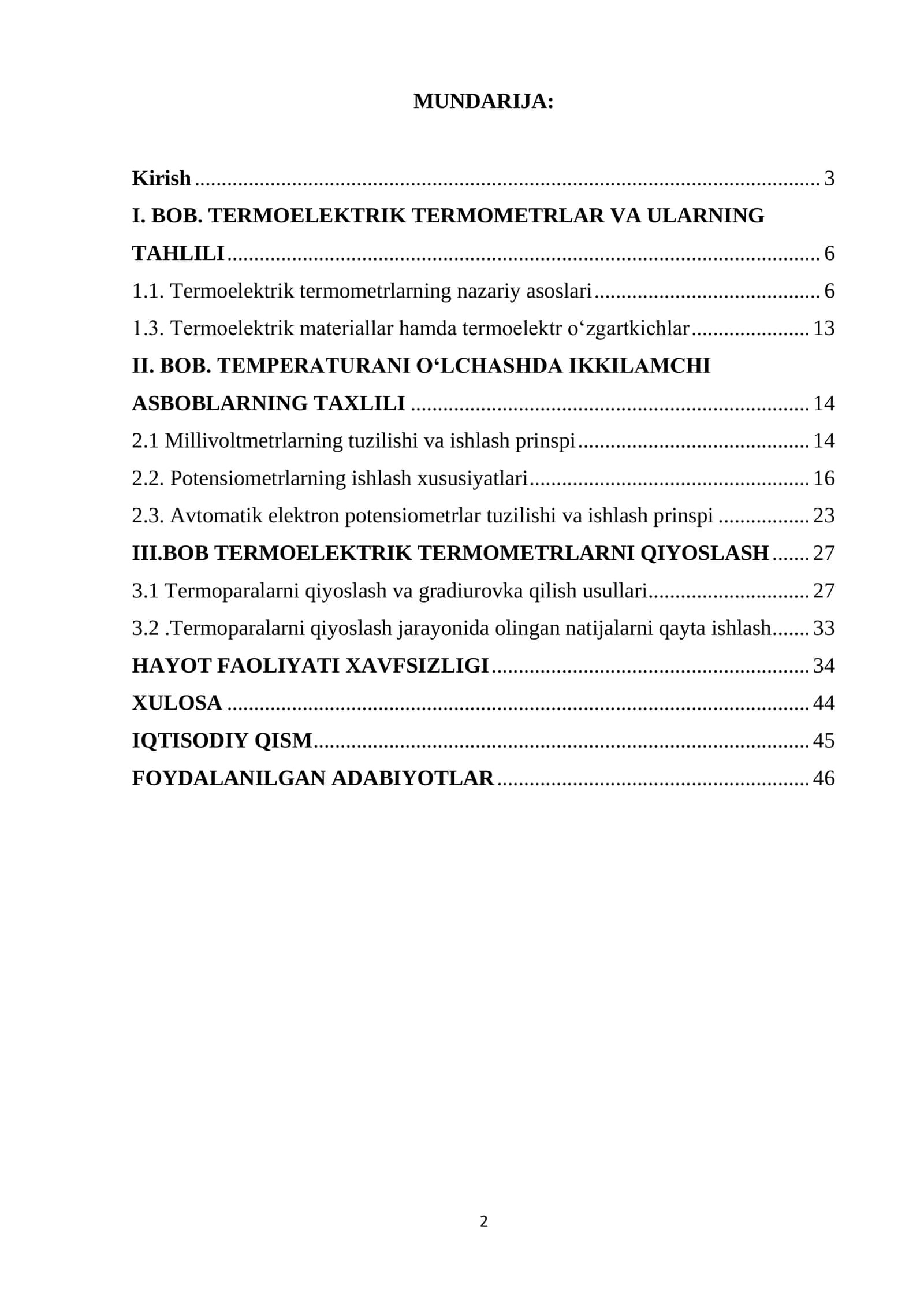 TERMOELEKTR ASOSIDA ISHLAYDIGAN TERMOMETR ASBOBINING VA TAHLILI 2