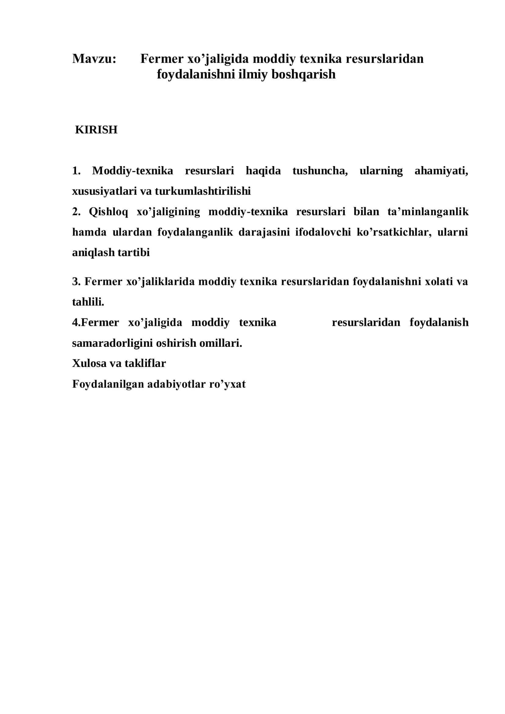 Fermer xo’jaliklari boshqarish ilmiy izlanish asoslari 2