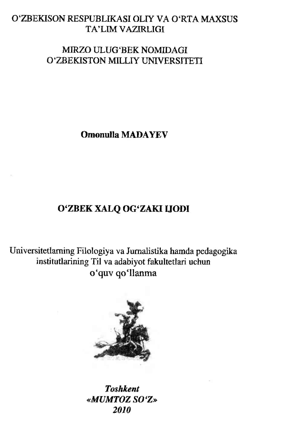 0 ‘zbek xalq og‘zaki ijodi 2