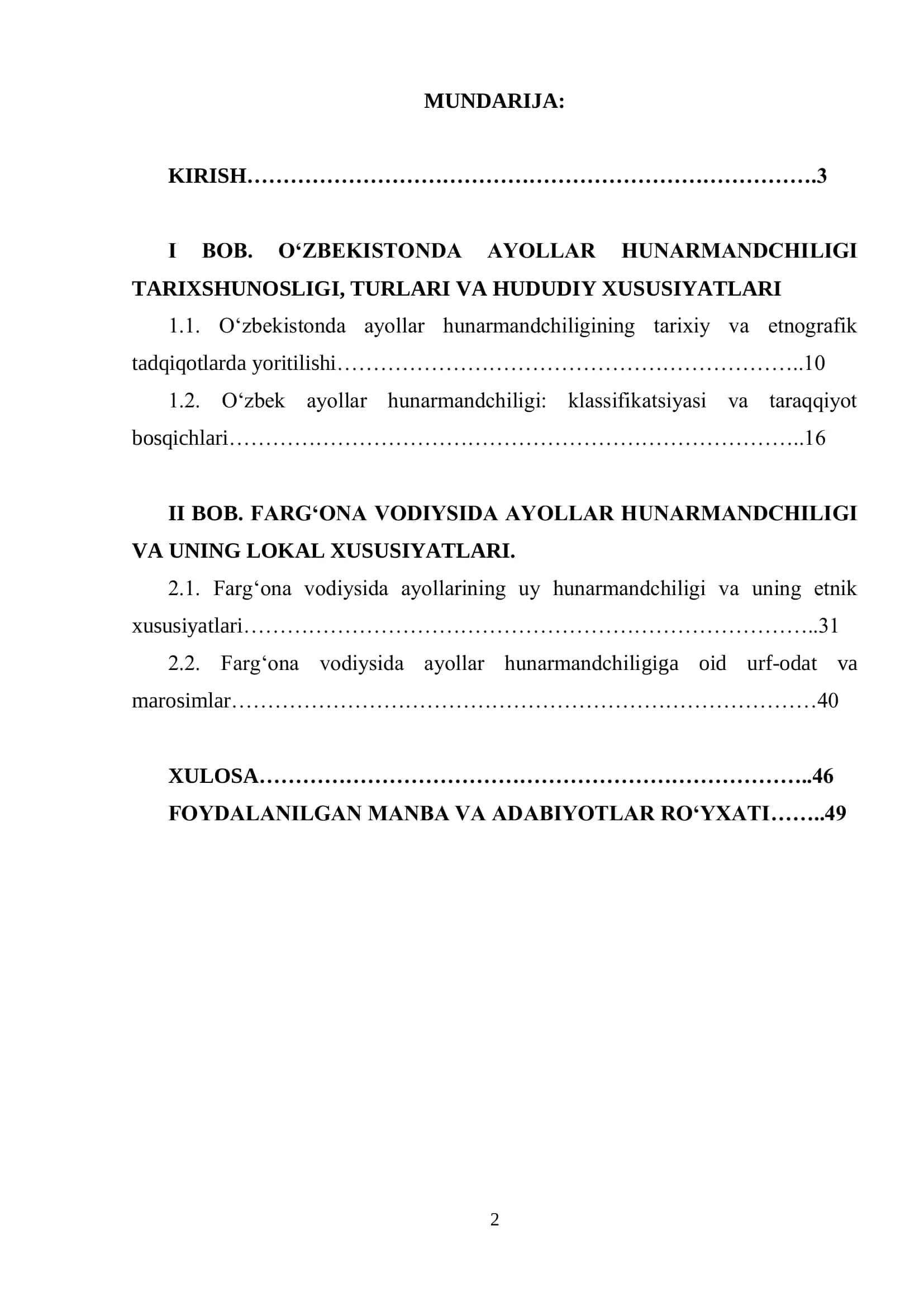 FARG‘ONA VODIYSIDA AYOLLAR HUNARMANDCHILIGI (TARIXIY-ETNOLOGIK TADQIQOT) 2