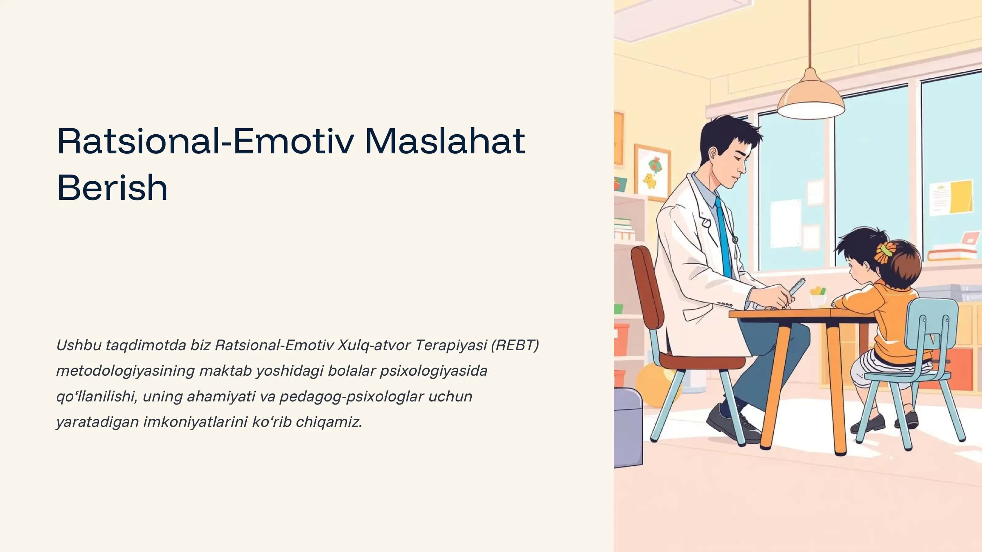 Ratsional-Emotiv Maslahat Berish (REBT) 2