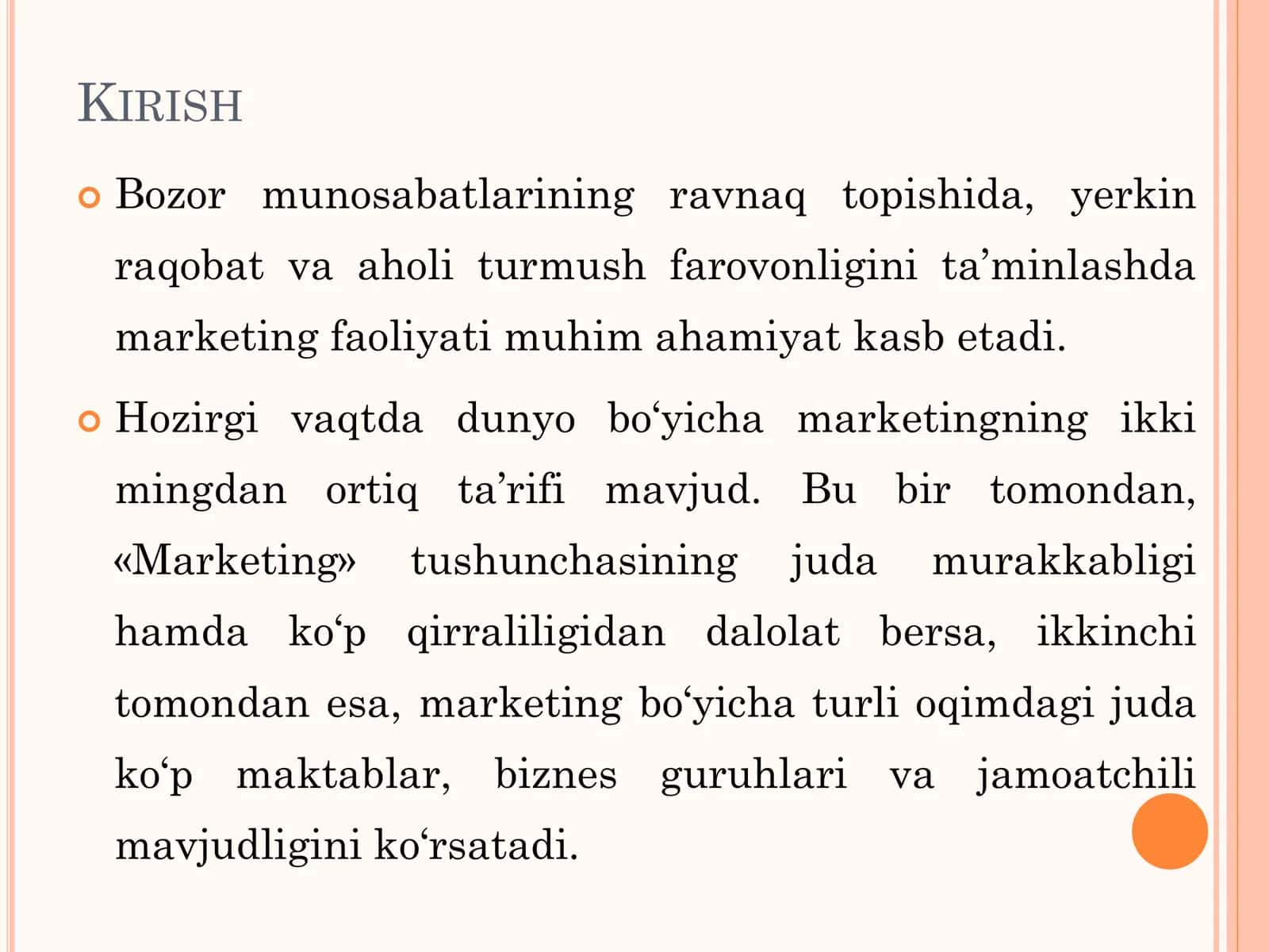 MARKETING VA UNING RIVOJLANISHINI ASOSIY BOSQICHLARI 2