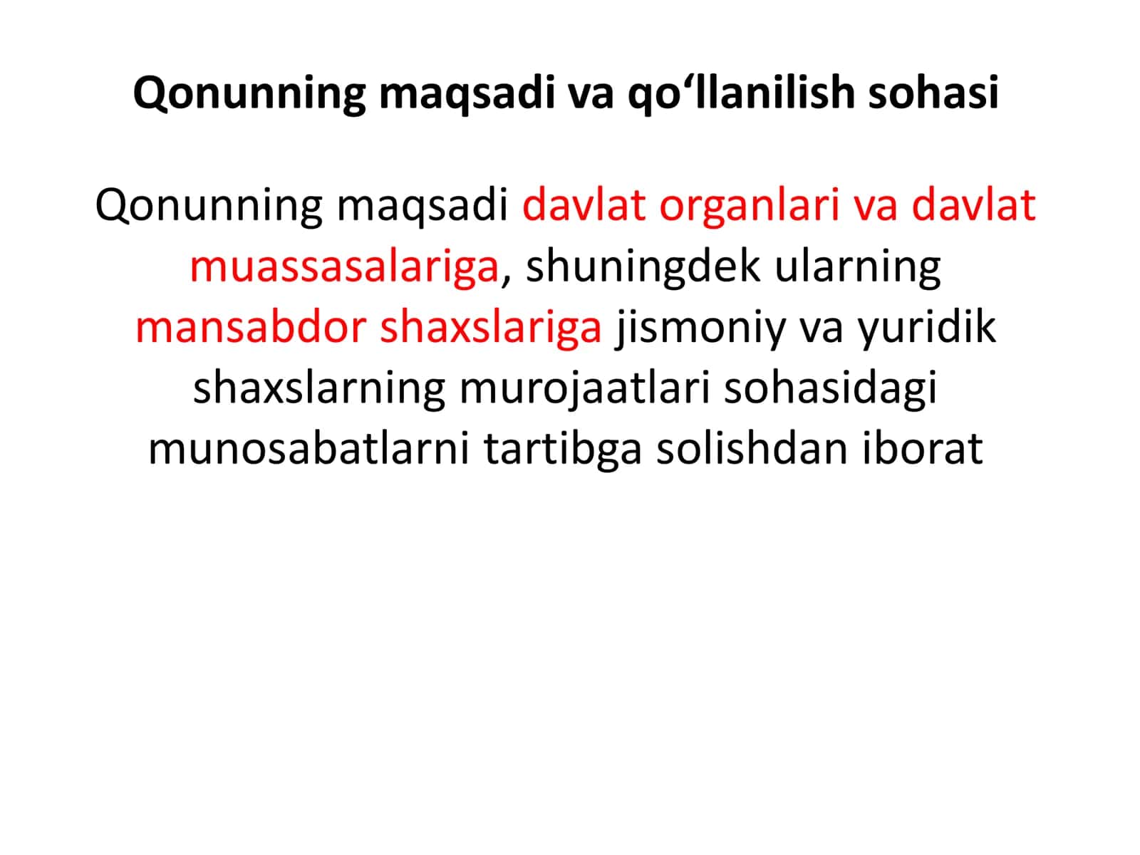 Murojaatlarning turli va turli 2