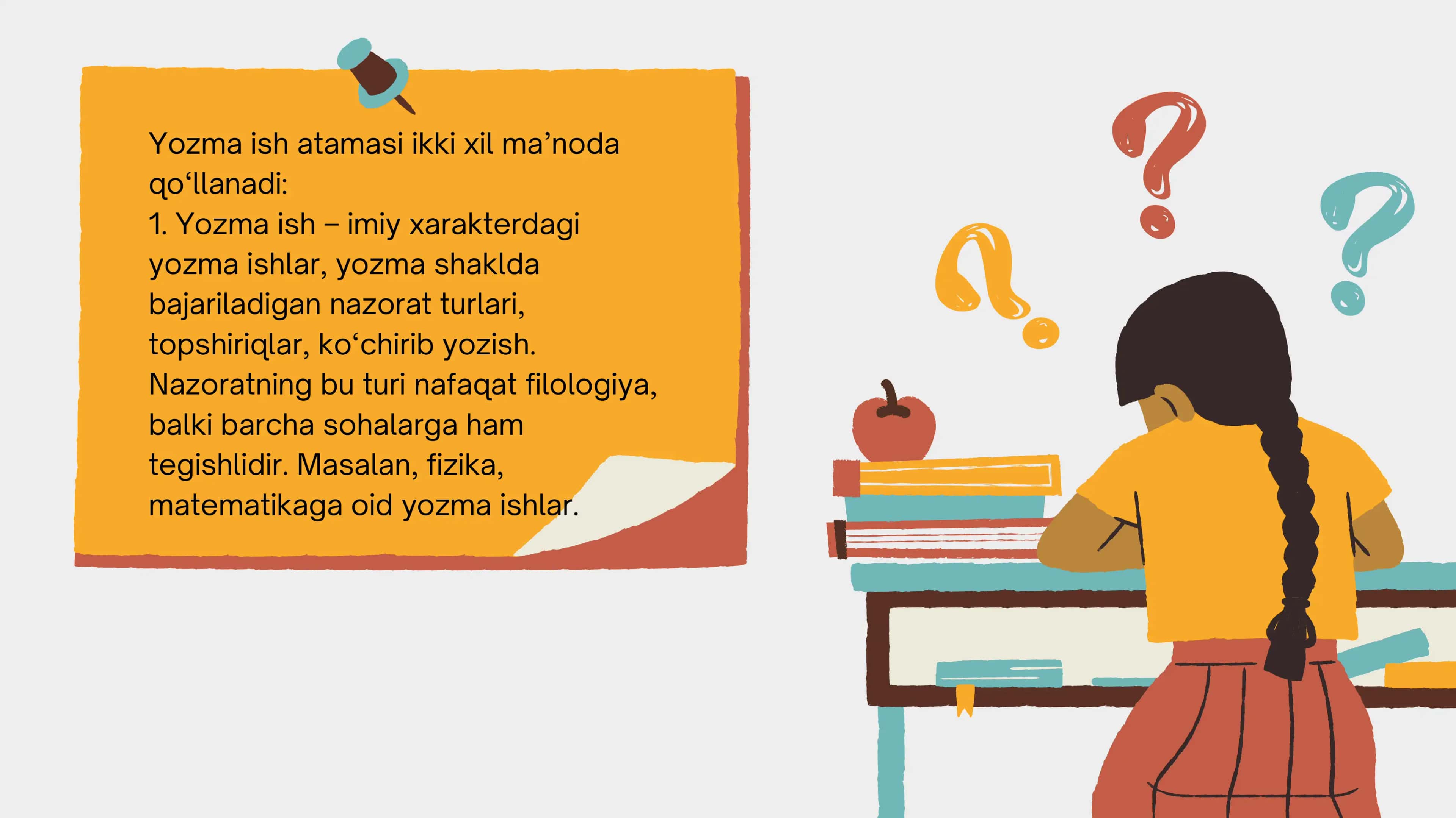 Yozma ishlar tahlili 2