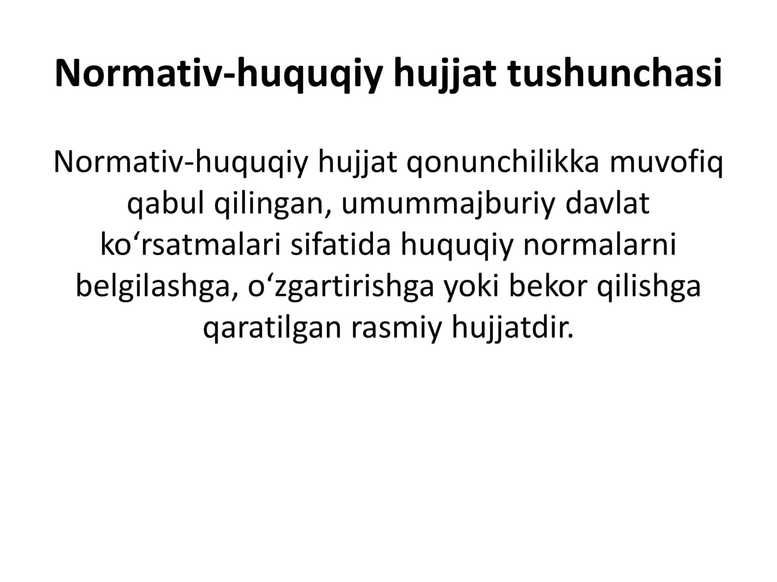 Normativ-huquqiy hujjatlar 2