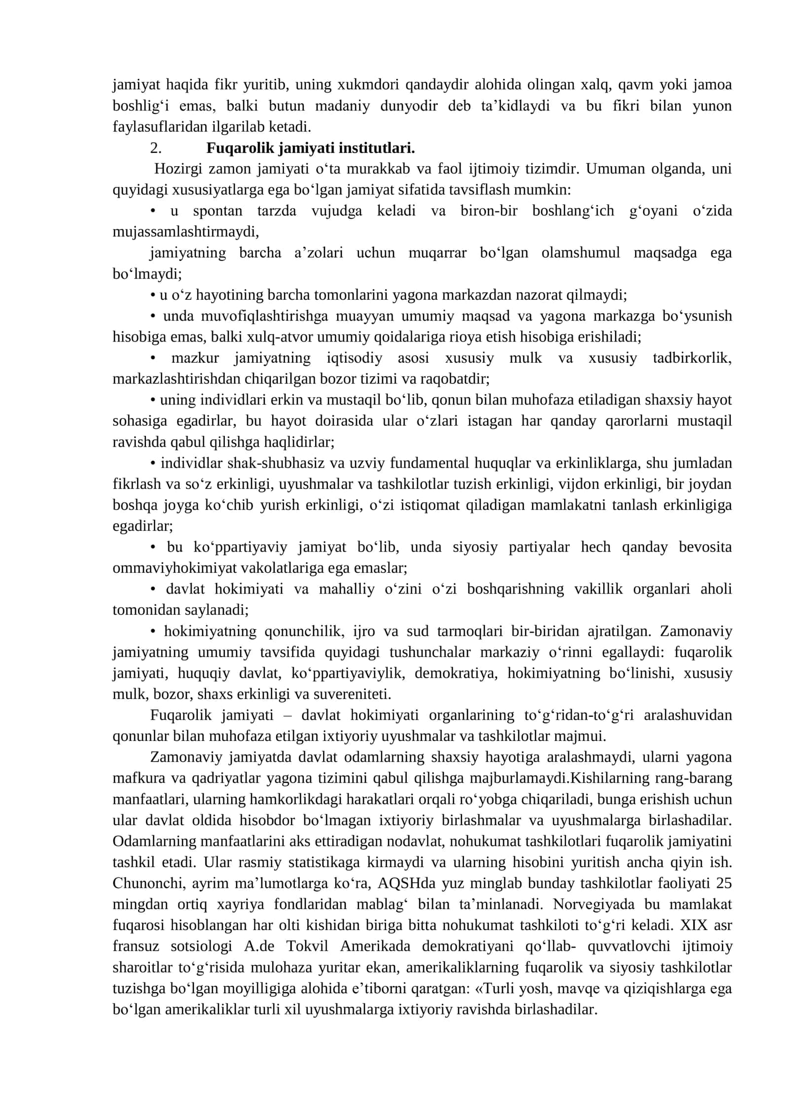 Jamiyat falsafasi va inson borlig‘i 2