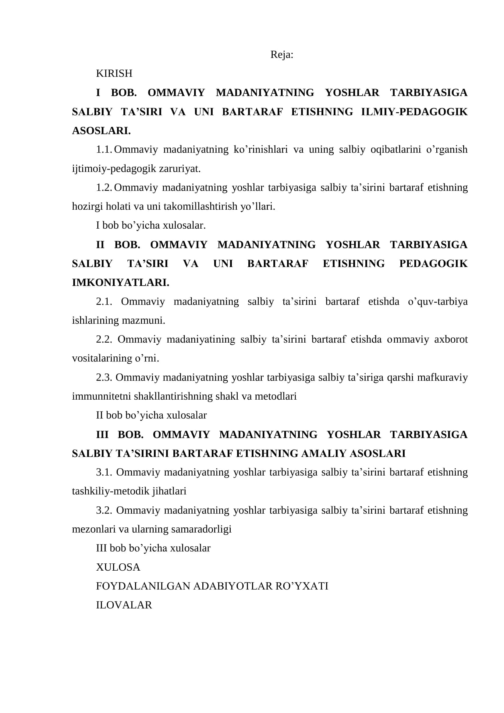 OMMAVIY MADANIYATNING YOSHLAR TARBIYASIGA SALBIY TA’SIRI VA UNI BARTARAF ETISH YO’LLARI 2