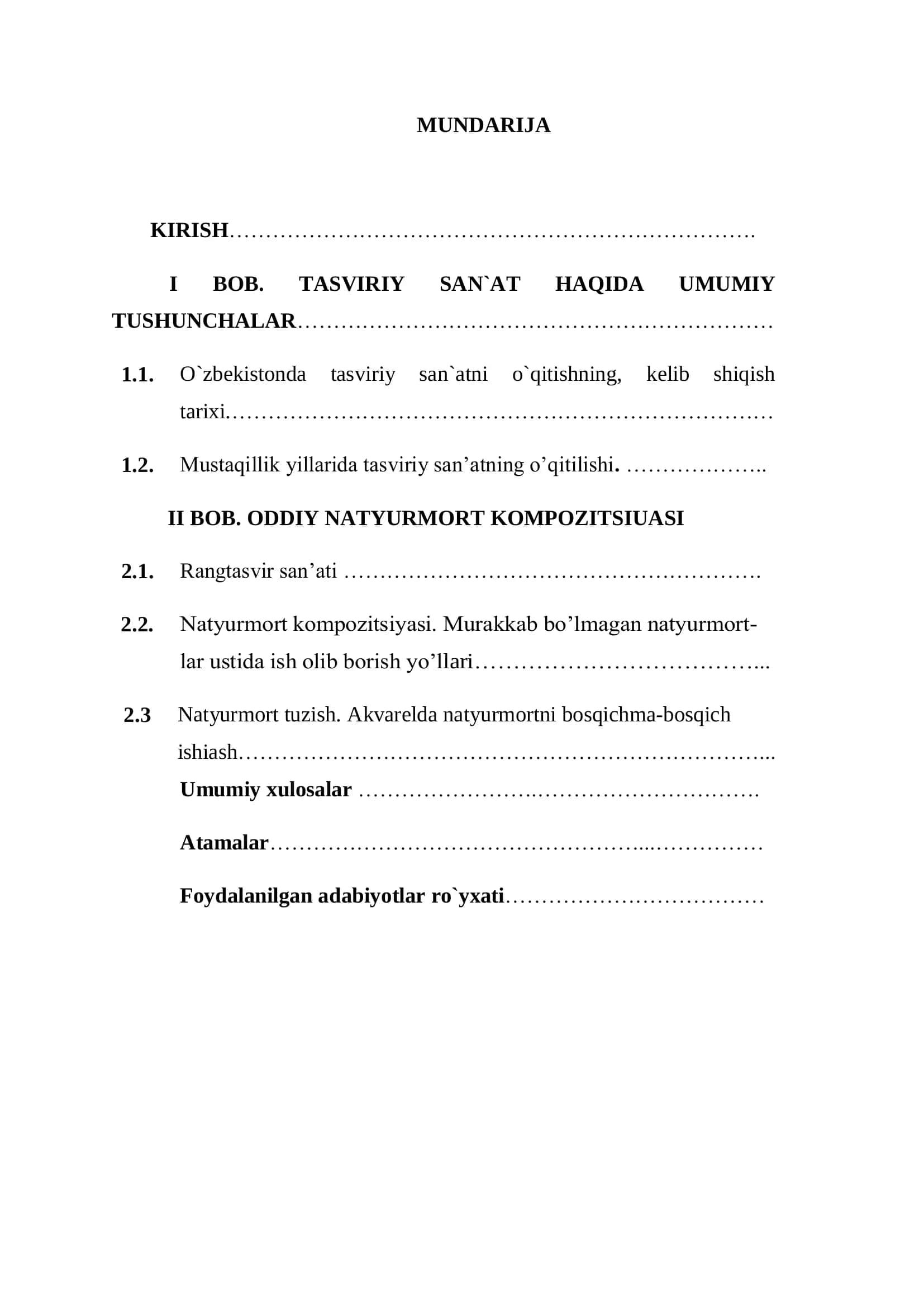 Tasviri San’at va Muhandislik Grafikasi 2