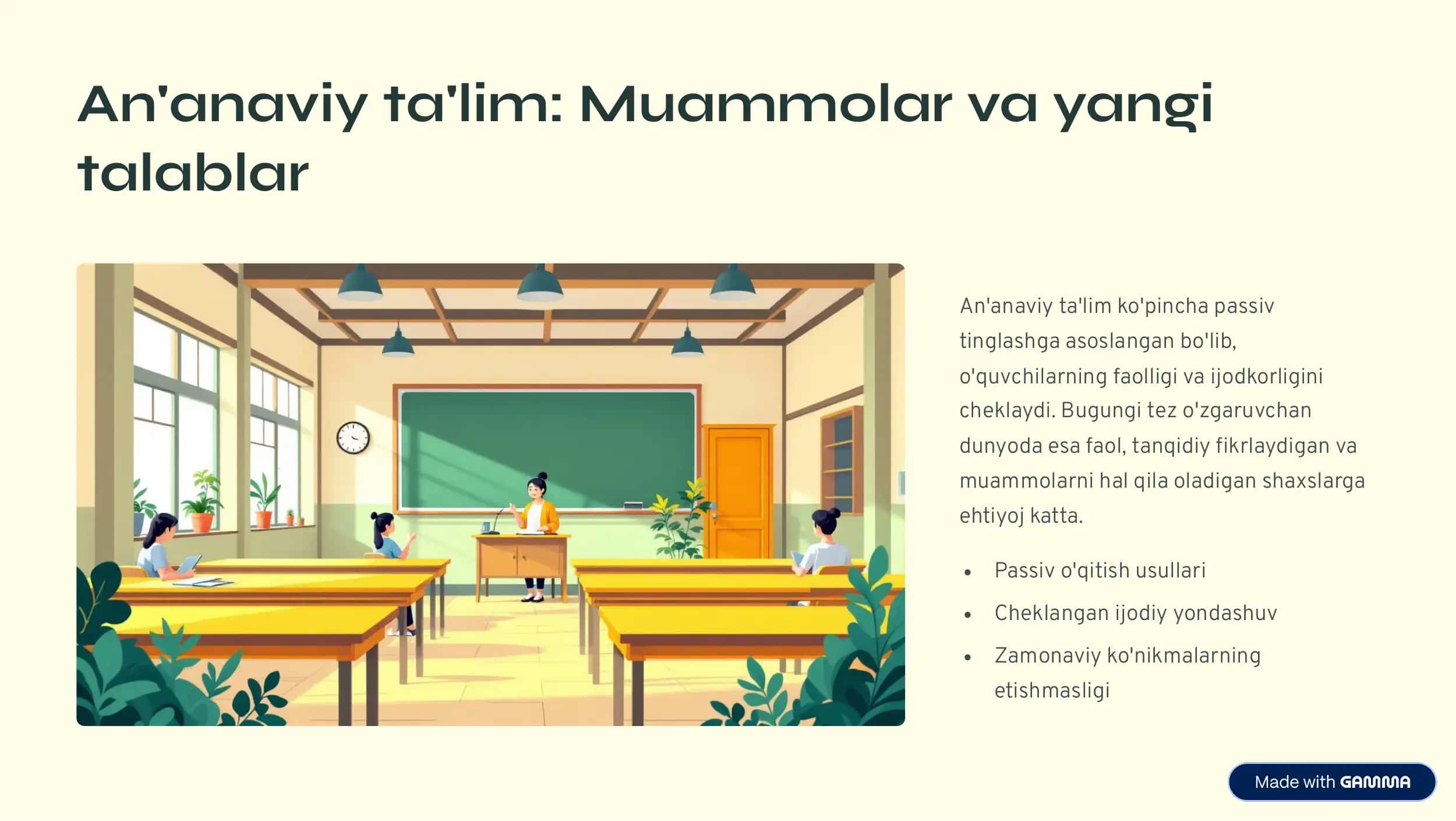 Yangi metodikalar pedagogikasi 2