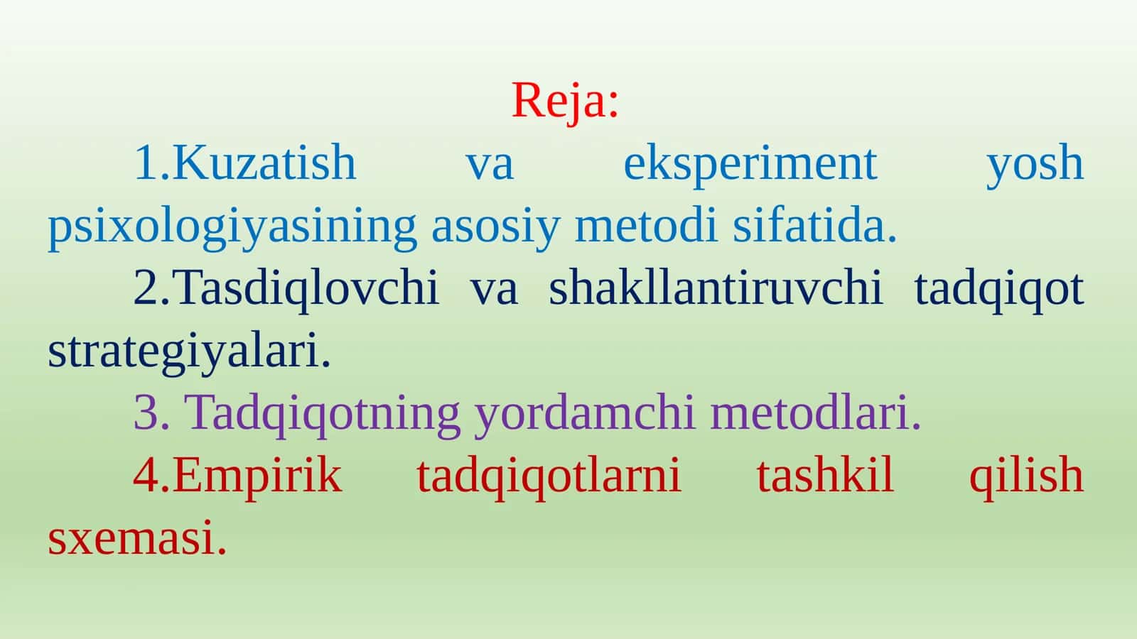 YOSH PSIXOLOGIYASINING TADQIQOT METODLARI 2