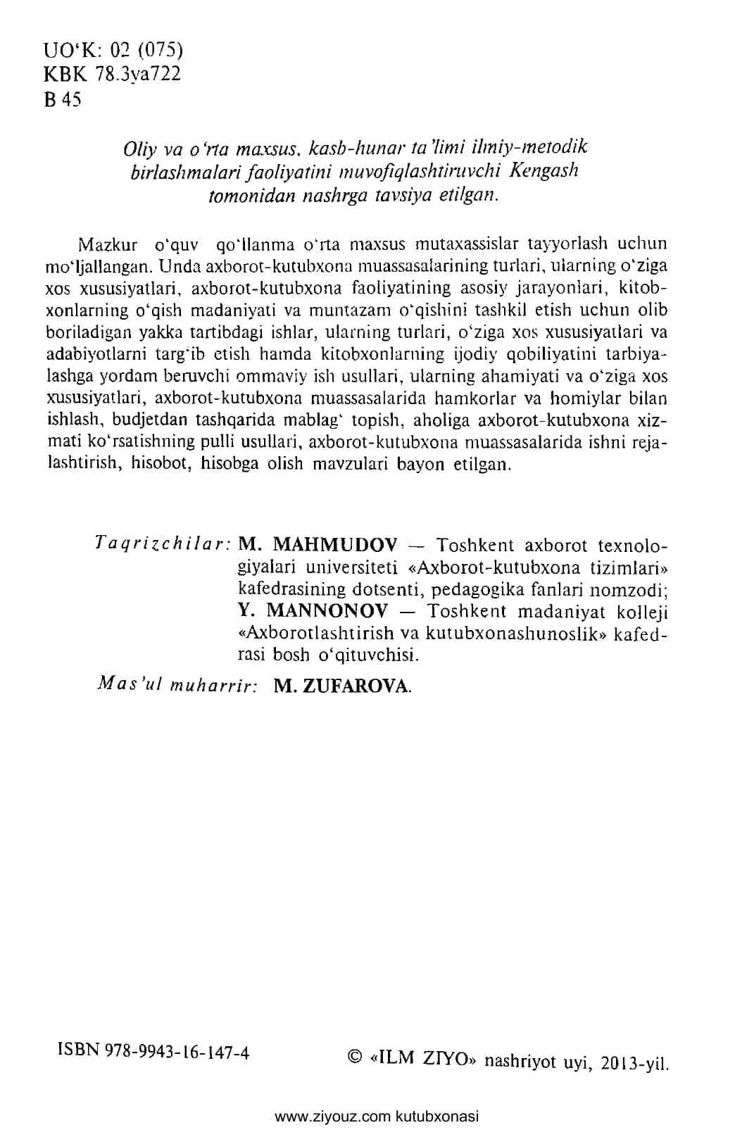 Kasb-hunar kollejlari uchun o ‘quv qo‘llanma 2