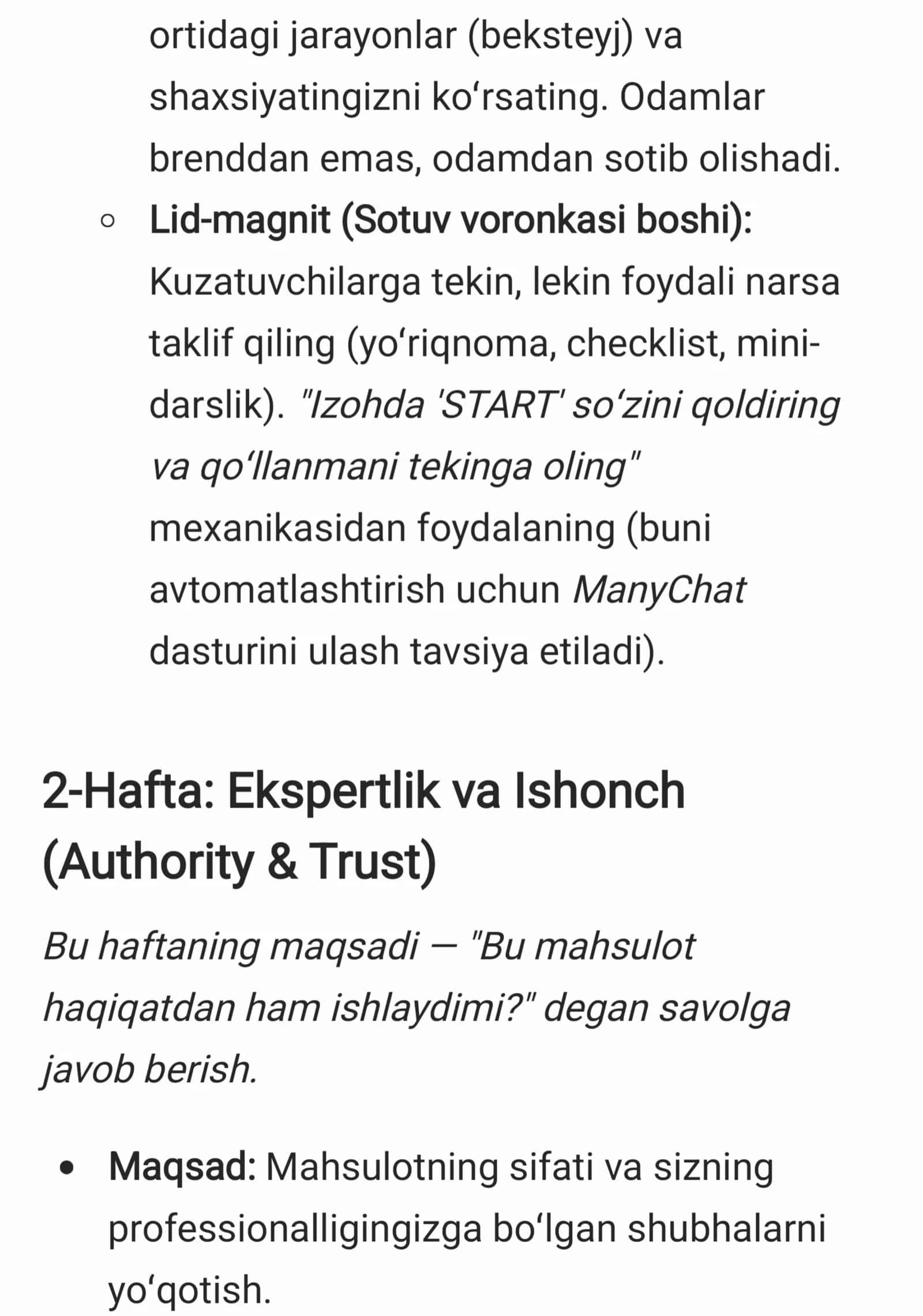 Instagramda sotuvning 1 oylik formulasi 2