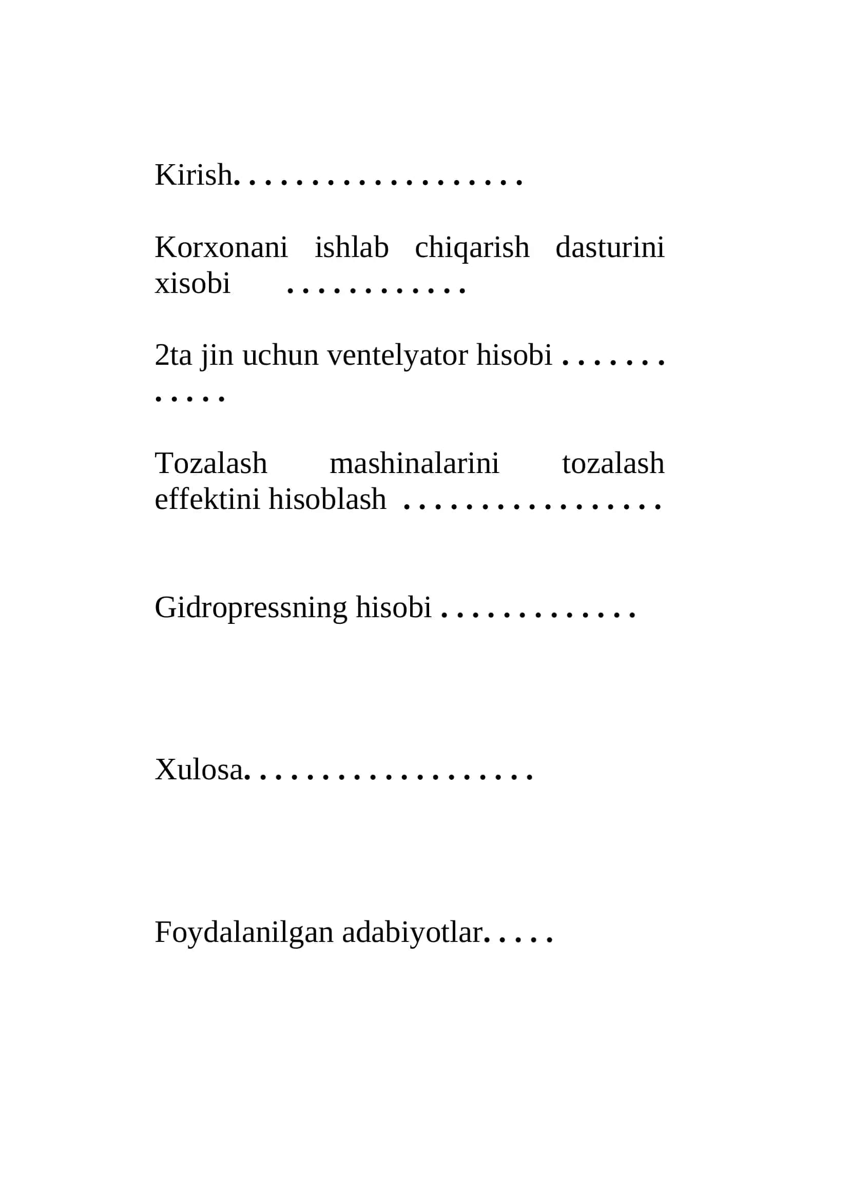 "Tabiiy tolalarni dastlabki ishlash tеxnologiyasi" ta`lim yo’nalishi 2