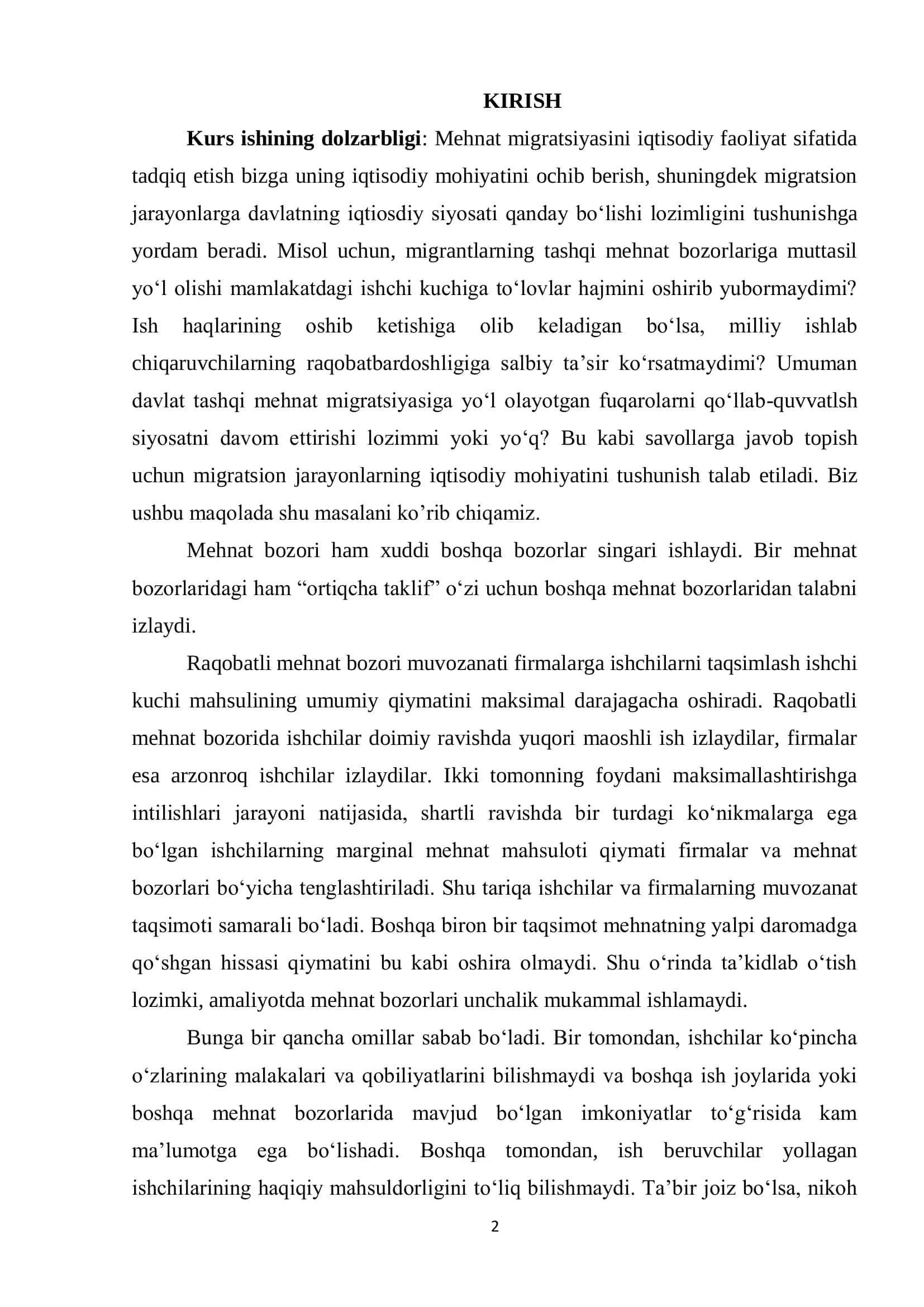 Mehnat Migratsiyasining Iqtisodiy O'sishga Ta'siri 2