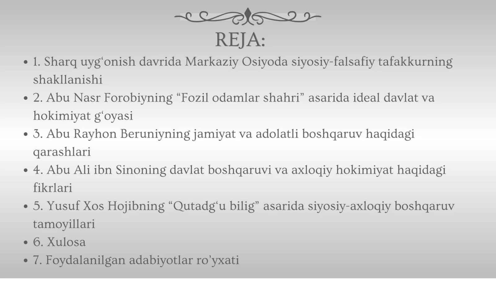 O'RTA ASR SHARQ UYG'ONISH DAVRIDA MARKAZIY OSIYO MUTAFAKKIRLARINING O'RNI 2