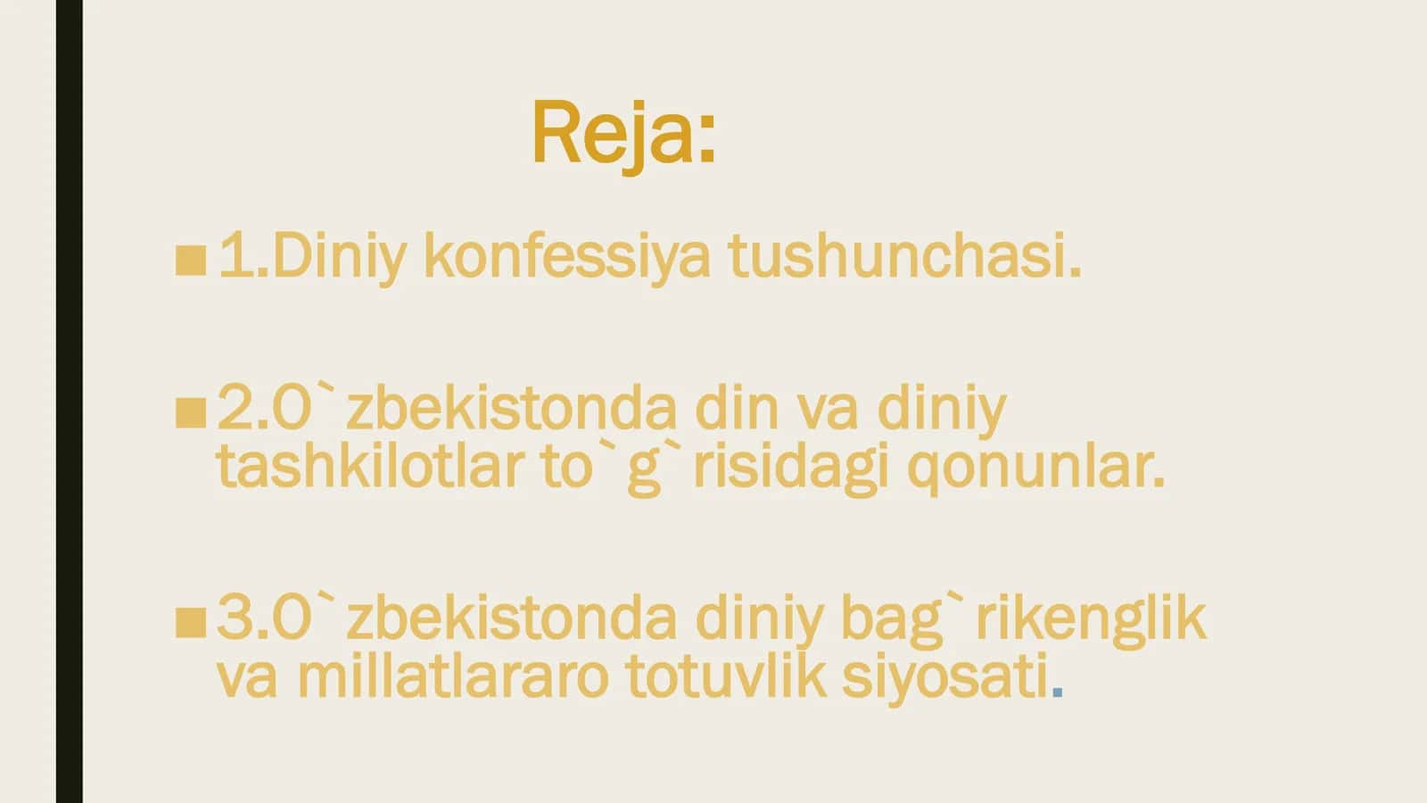 O`ZBEKISTONDA FAOLIYAT YURITUVCHI DINIY TASHKILOTLAR 2