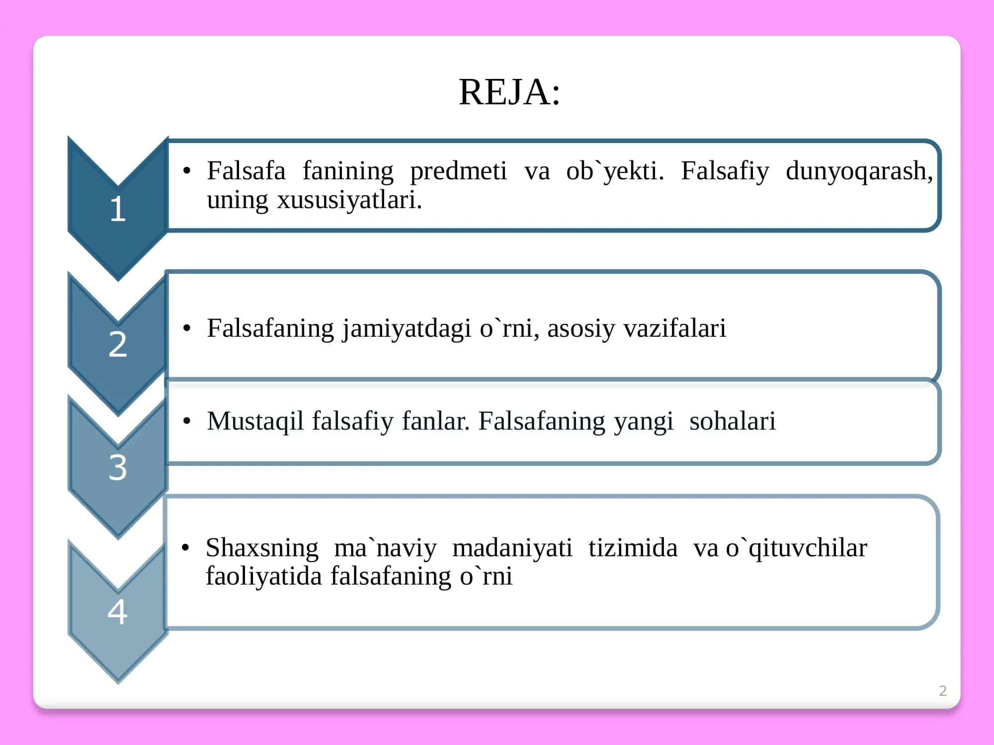 Falsafa 2