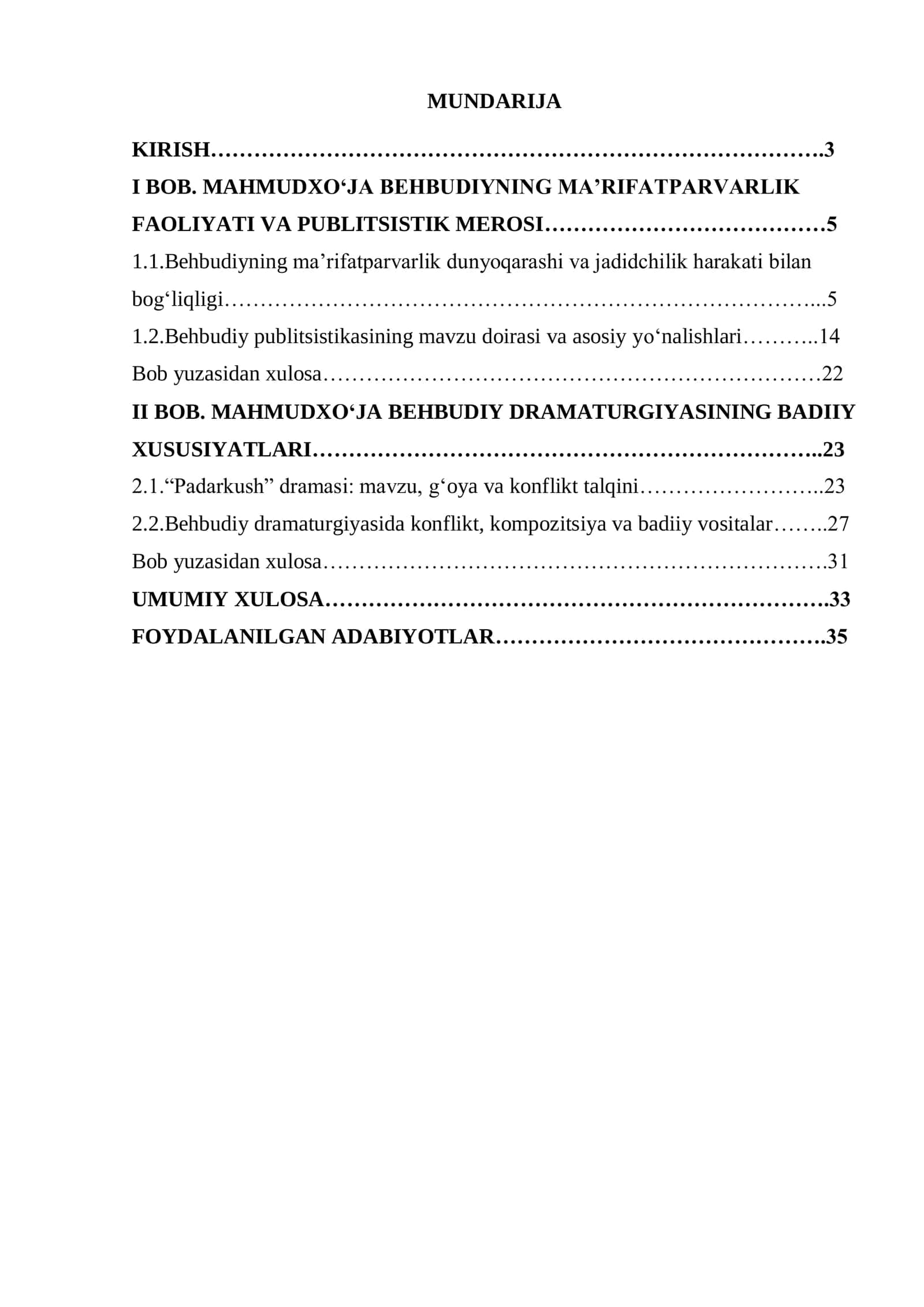 MAHMUDXO‘JA BEHBUDIY PUBLITSISTIKASI VA DRAMALARI 2