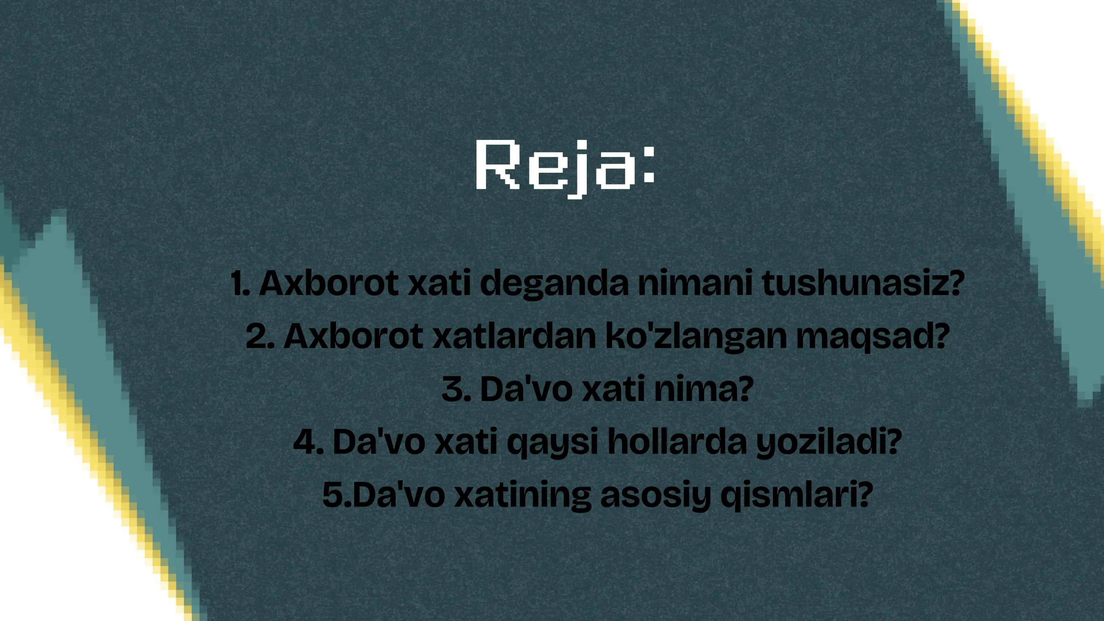 Axborot xati 2