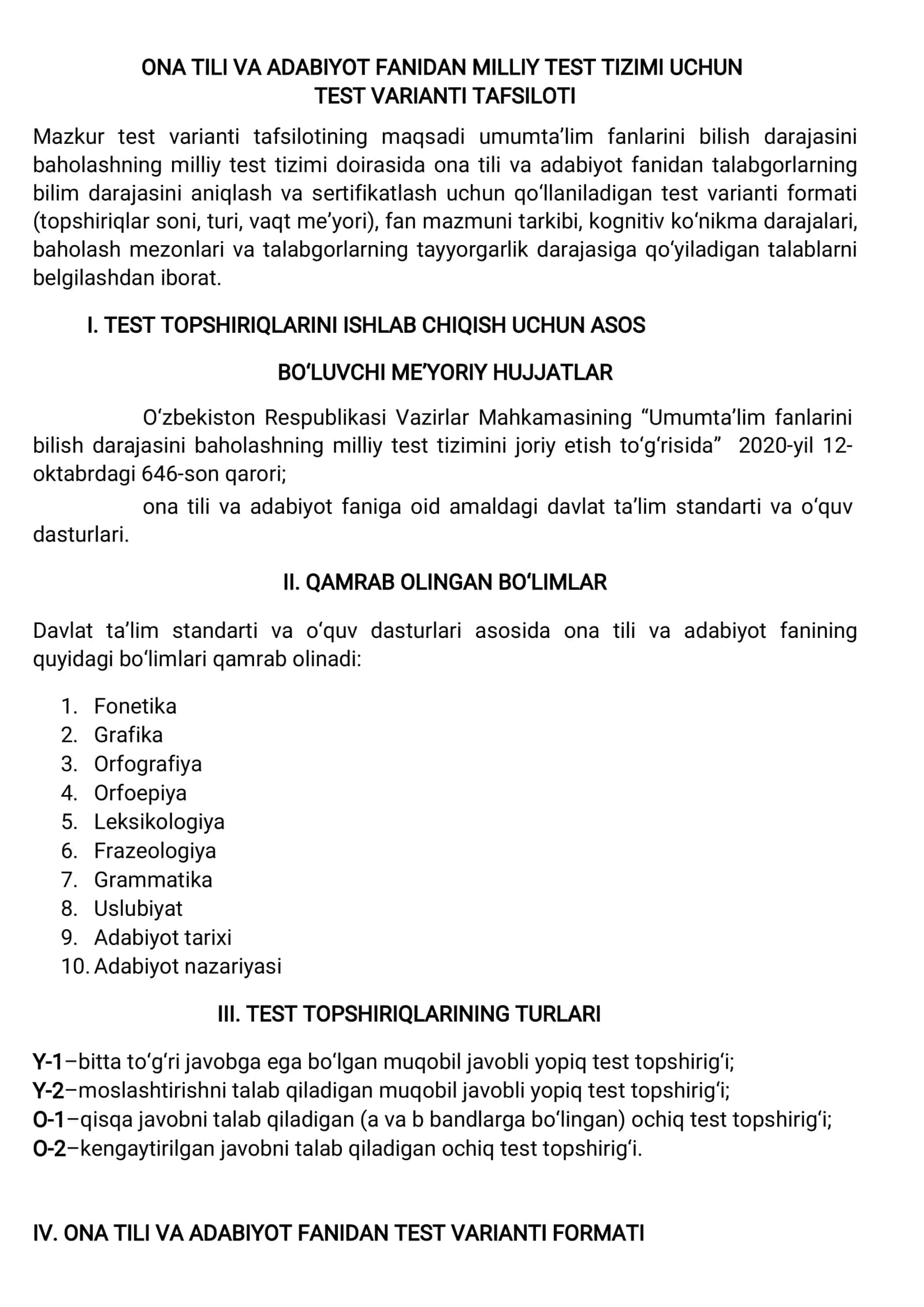 ONATILIFANIDANMILLIY SERTIFIKAT UCHUNO’QUVQO’LLANMA 2
