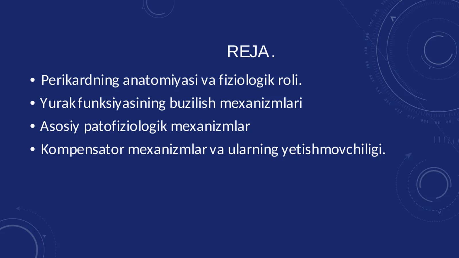 PERIKARD. PATALOGIYADA YURAK FIZIOLOGIYASI 
BUZILISHI. 2