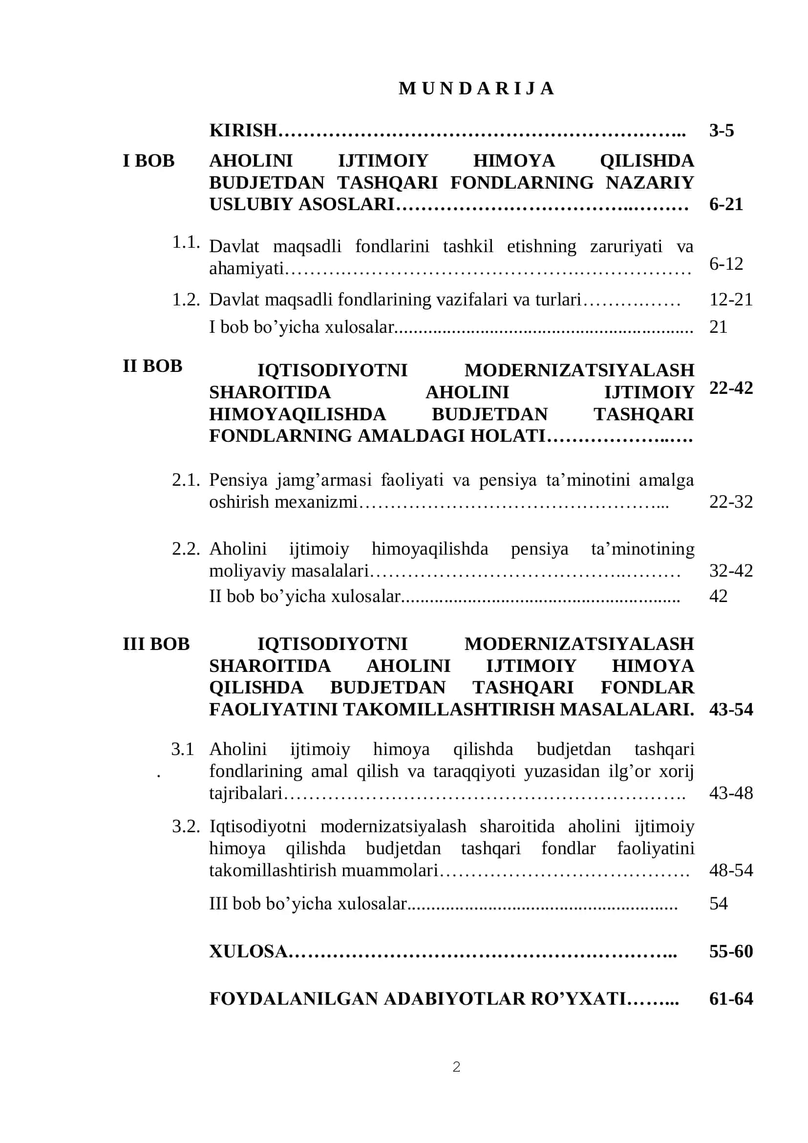 Moliyaviy fondlarining vazifalari va turlari 2