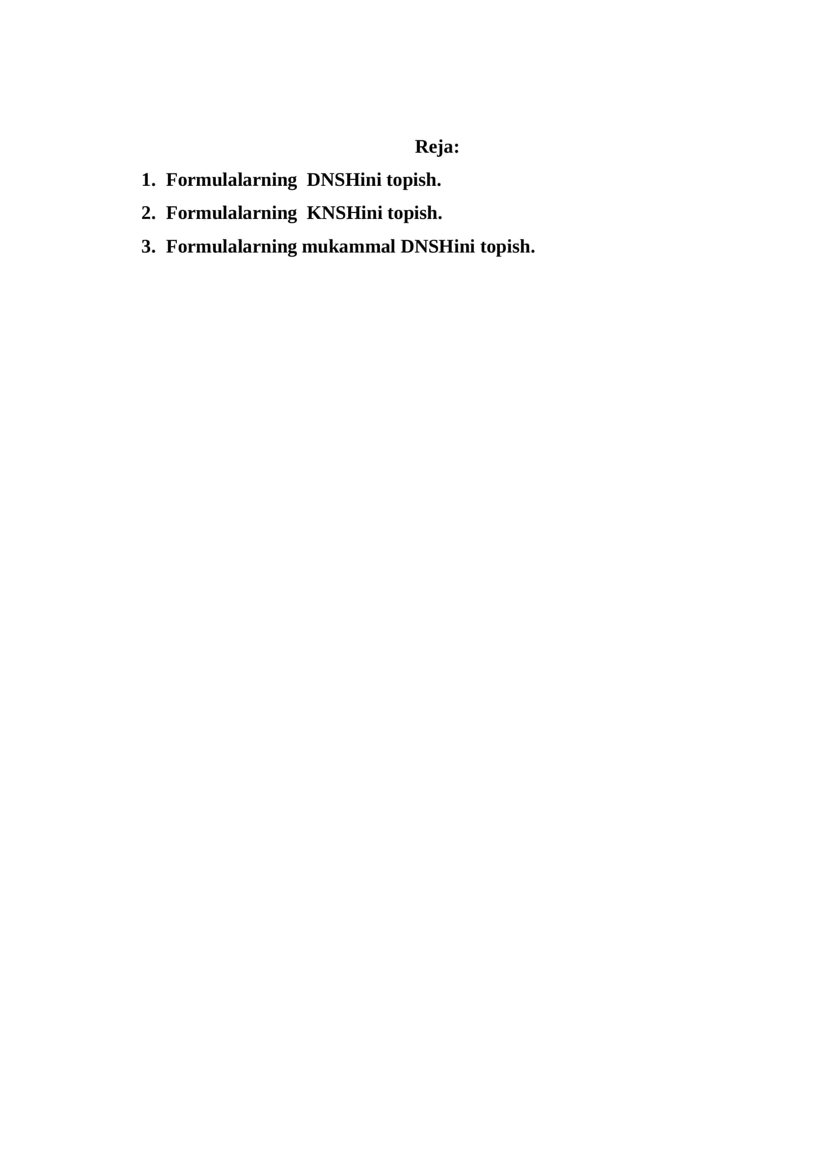 Formulalarning DNSH, KNSH, mukammal DNSH, mukammal KNSHini topish 2