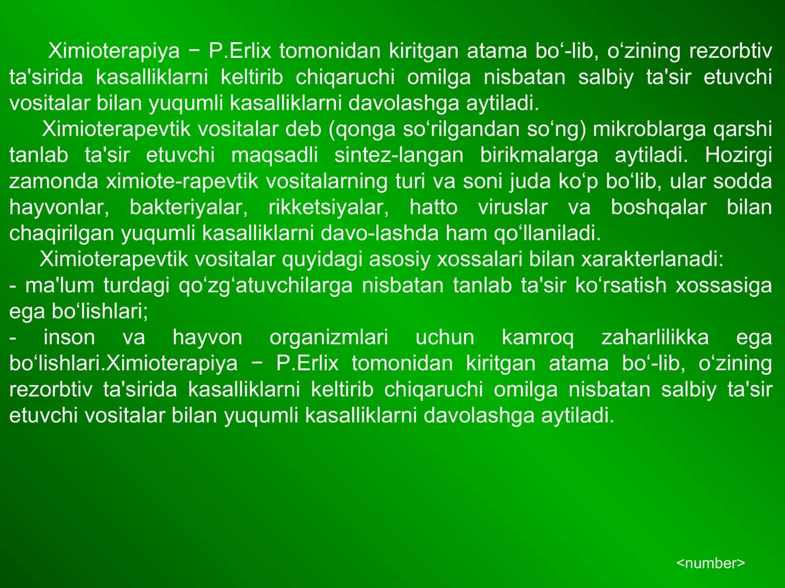 Ximioterapevtik Vositalar 2