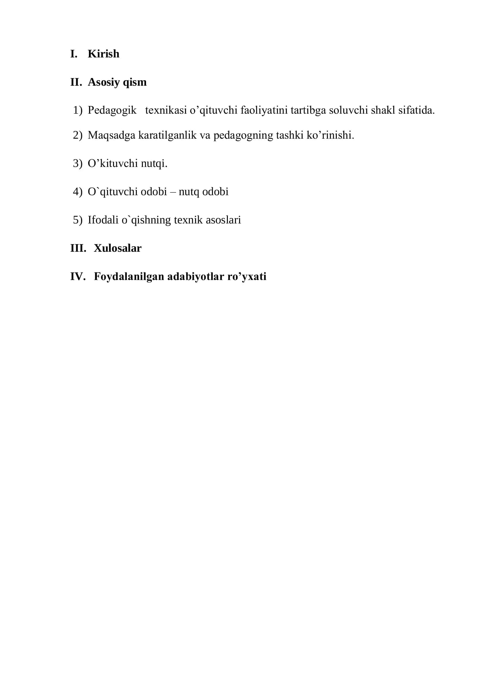 PEDAGOGIK TEXNIKA. NUTQ MADANIYATI VA TEXNIKASI 2