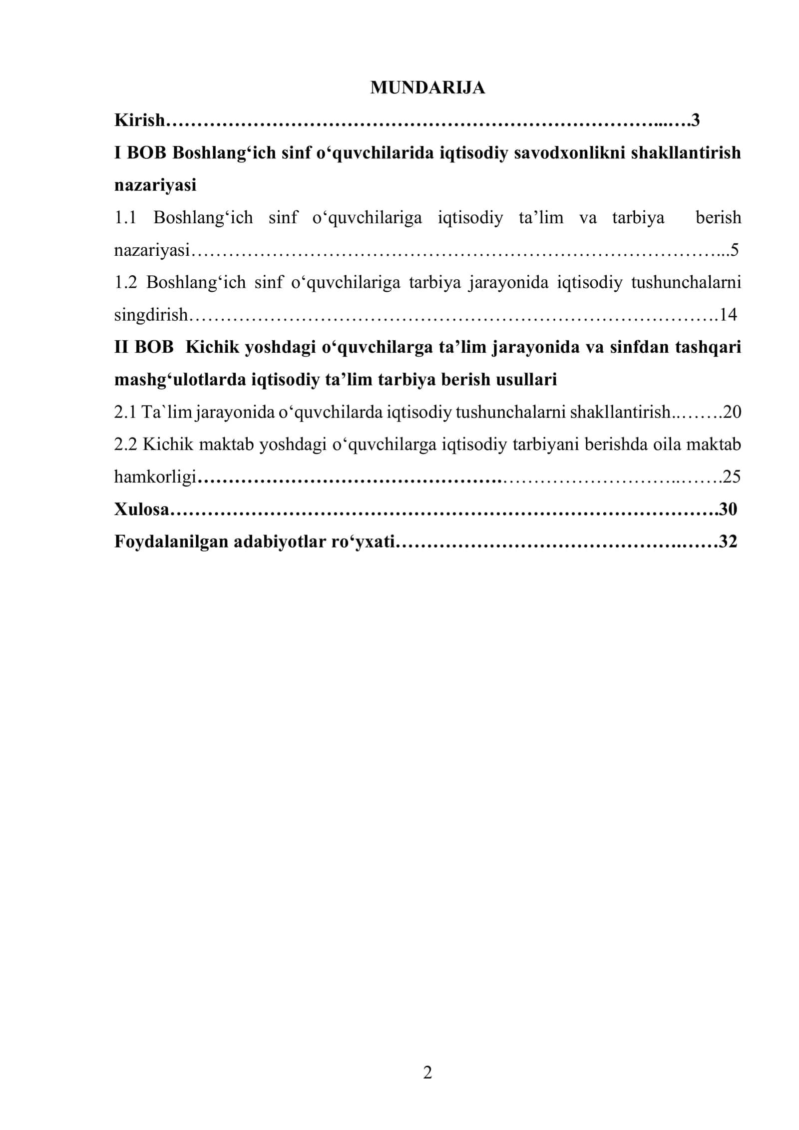Boshlangʻich sinflarda o‘quvchilarga iqtisodiy tarbiya berish 2