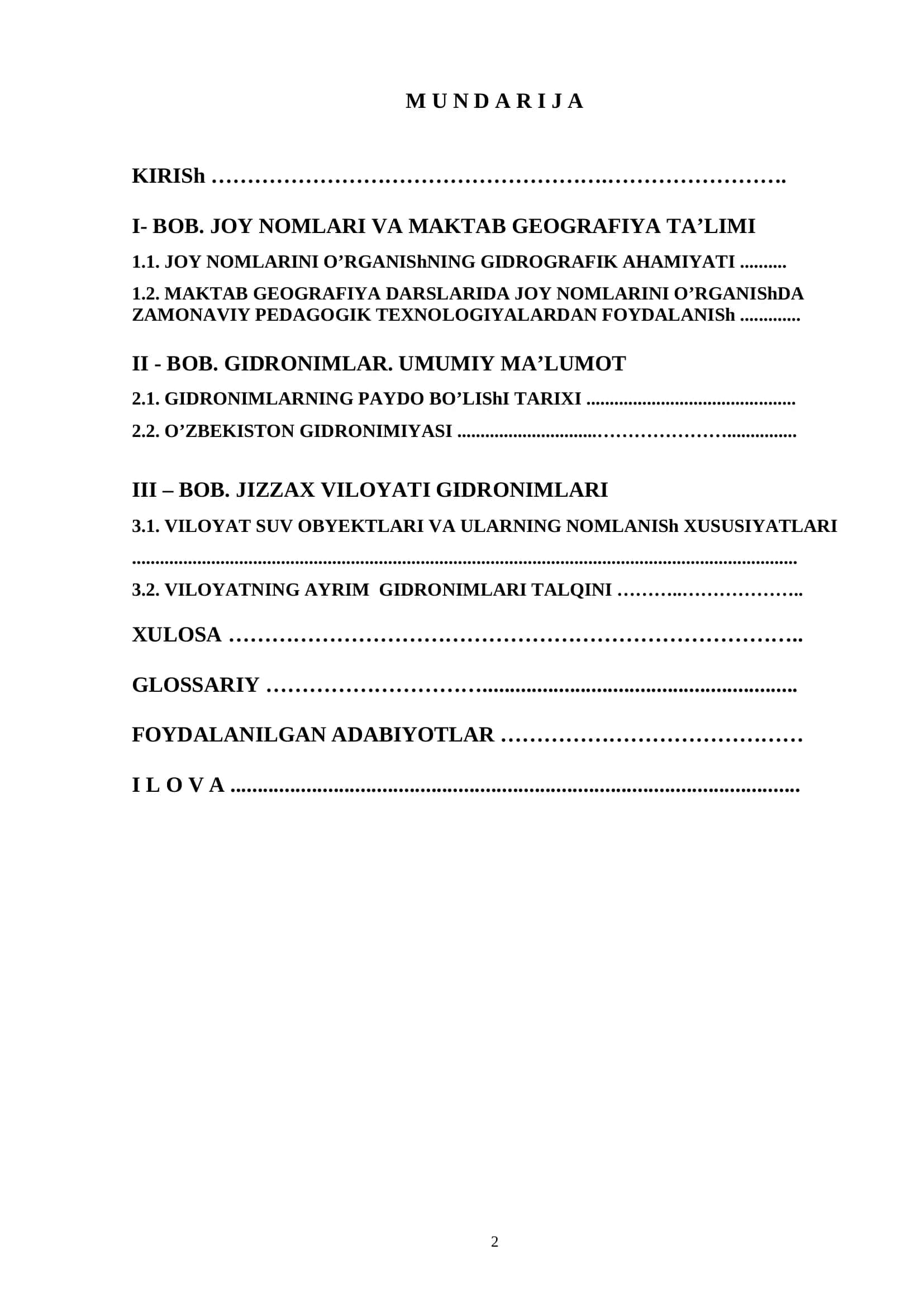 Geografiya va iqtisodiy bilim asoslari 2