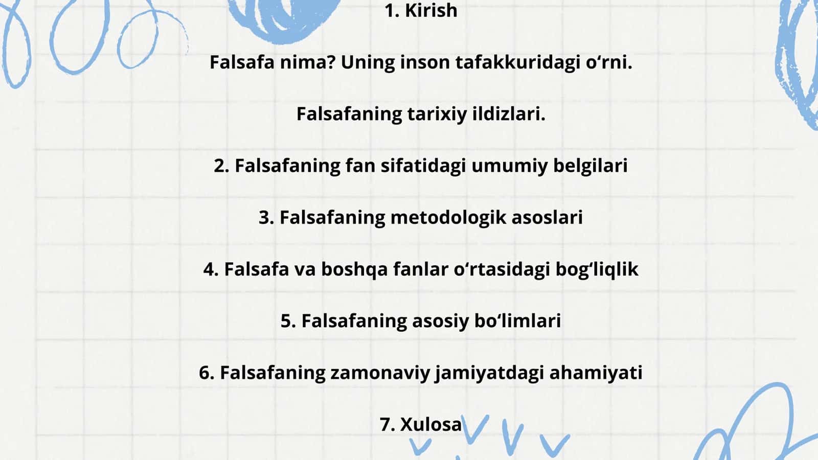 Falsafa fani fan sifatida 2