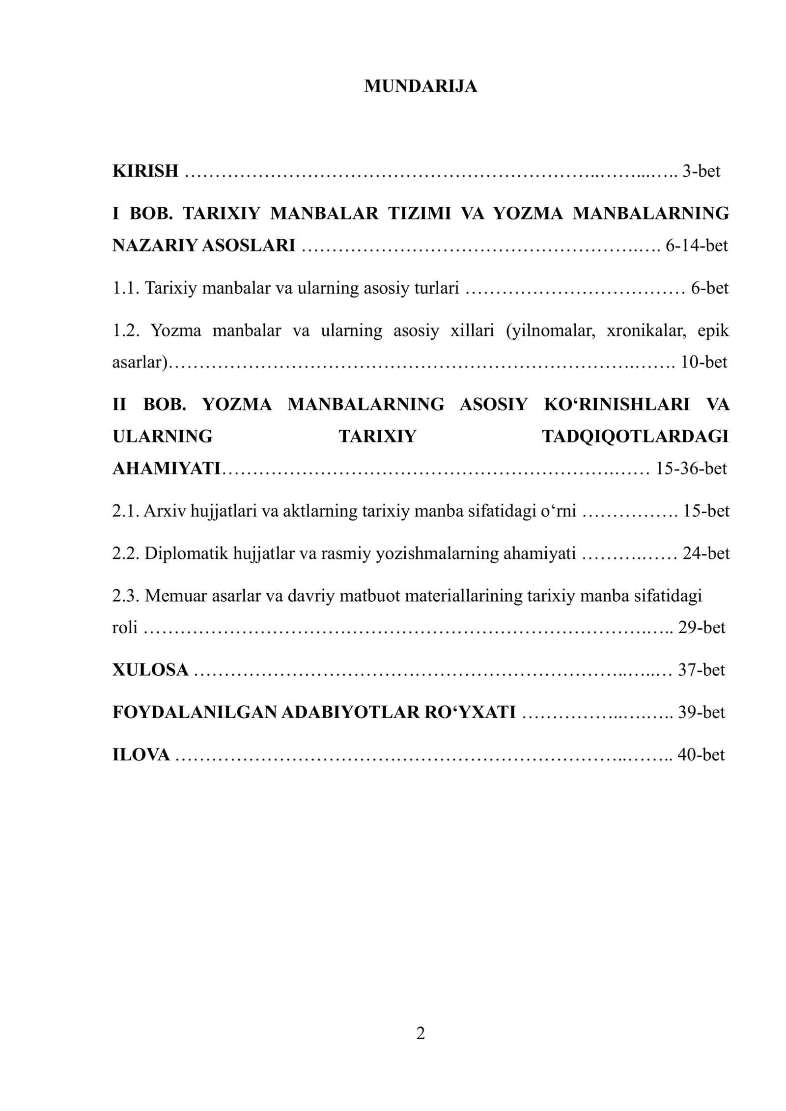 Yozma manbalar va ularning tarixiy tadqiqotlardagi ilmiy ahamiyati 2