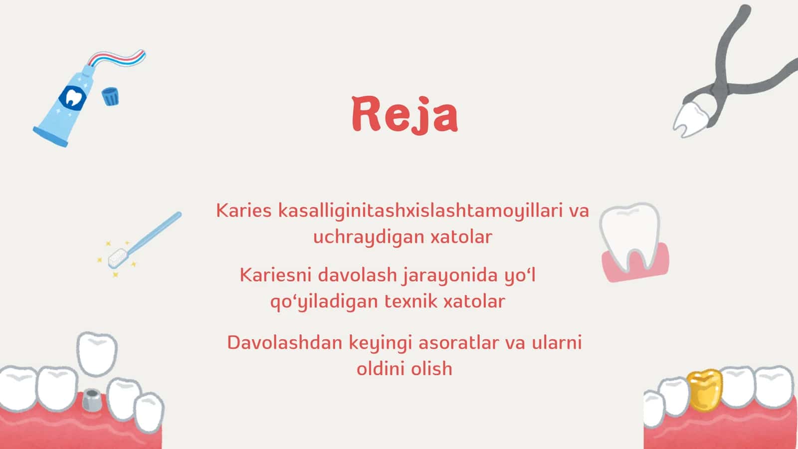 Karies kasalligini tashxislash va davolashda uchraydigan xato va asoratlar 2