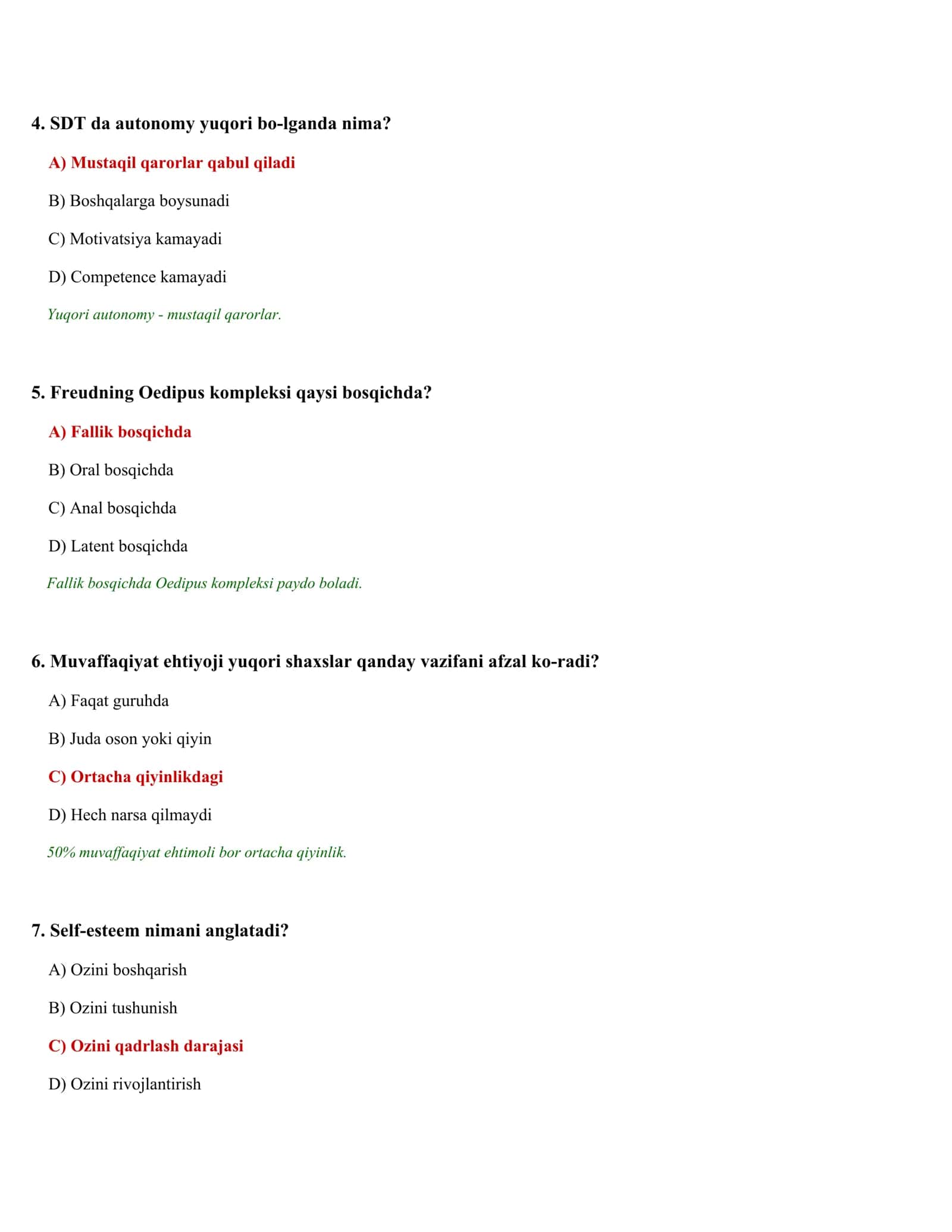 PSIXOLOGIK TESTLAR TO'PLAMI (45/50) 2