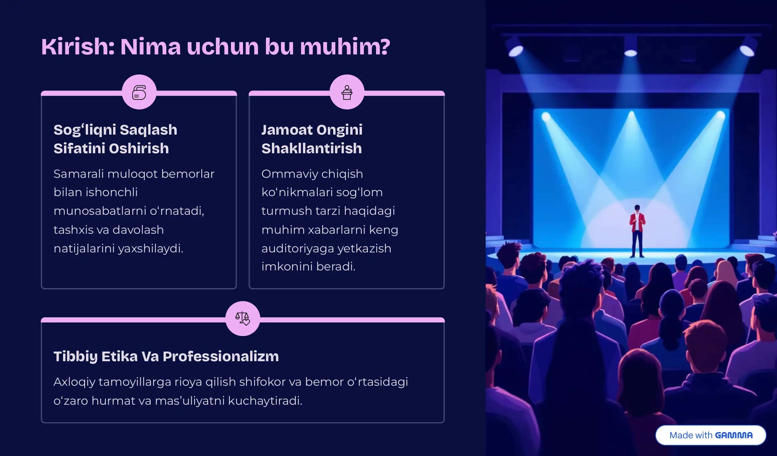 Tibbiyot Etikasi va Notiqlik 2