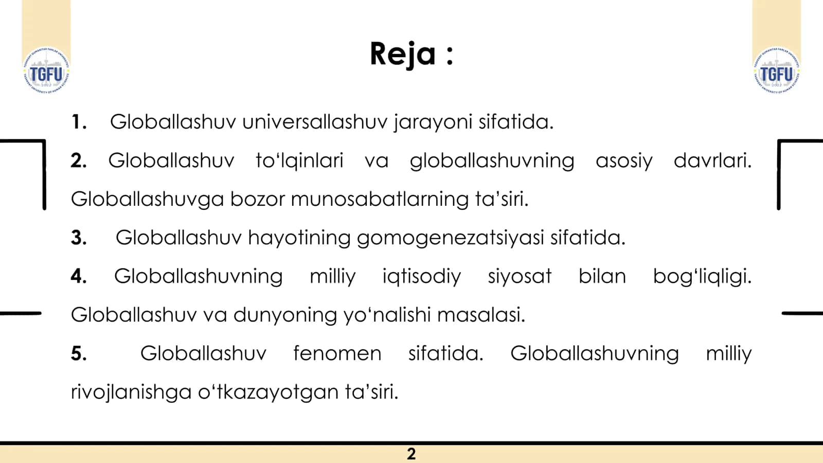 Globallashuvga bag‘ishlangan ilmiy qarashlarning vujudga kelishi va rivojlanishi 2