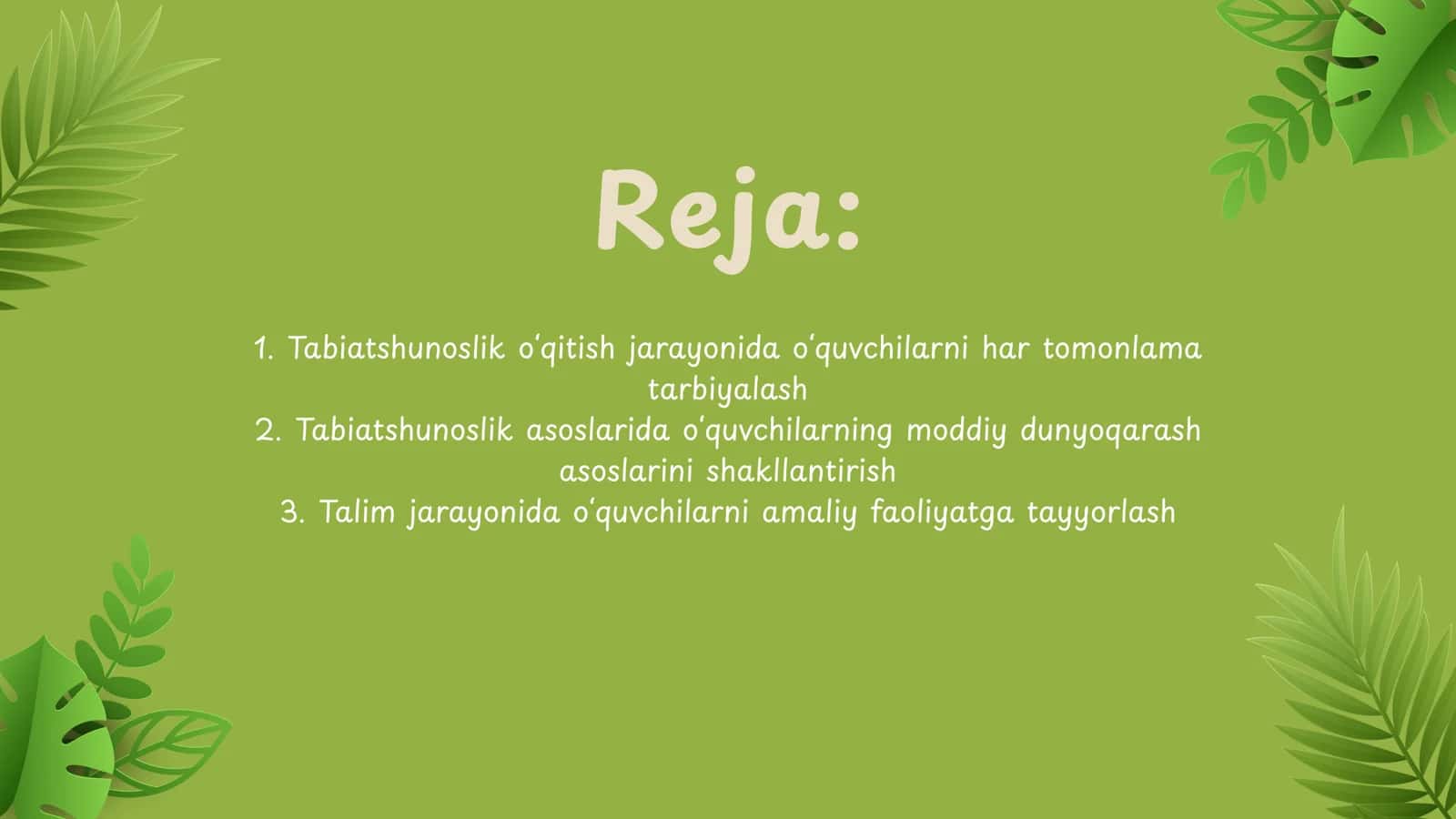 Boshlangʻich talim tabiiy fanlarini oʻqitishda oʻquvchilarning moddiy dunyoqarash asoslarini shakllantirish 2